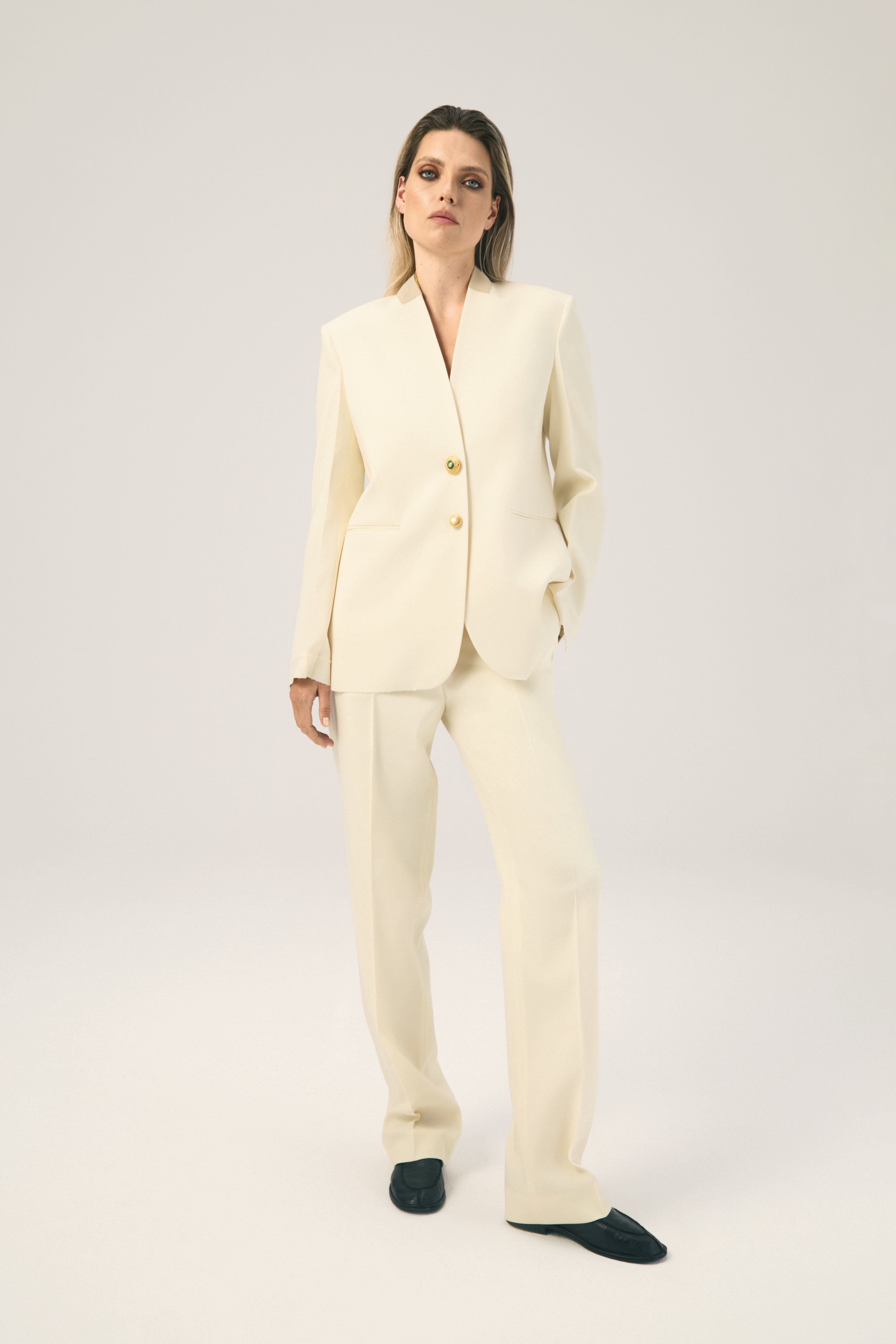 The Signature Pants in Cream