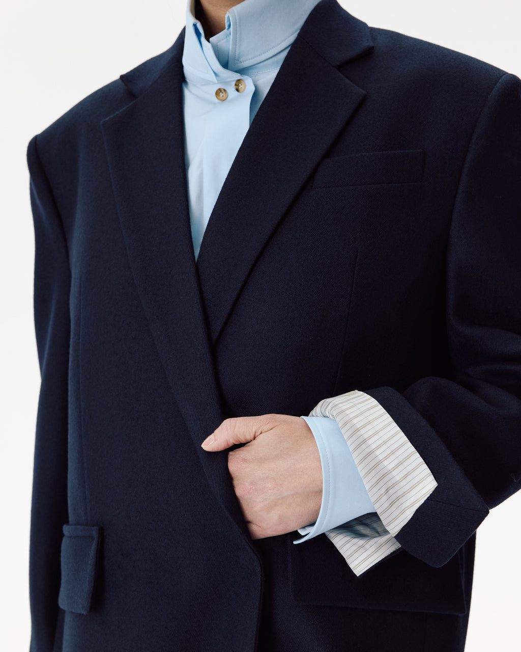 Gentleman Coat Navy Blue