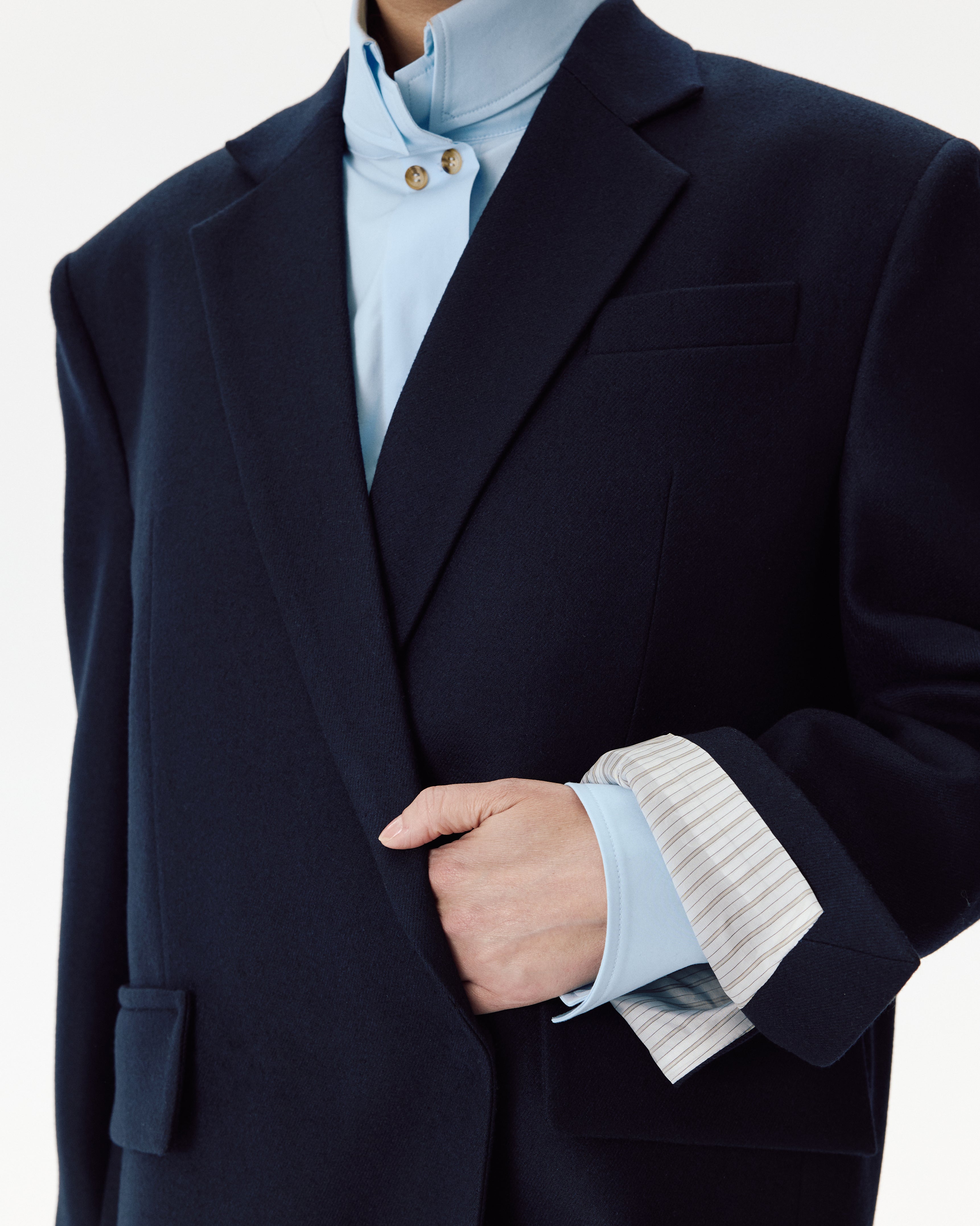 Gentleman Coat Navy Blue