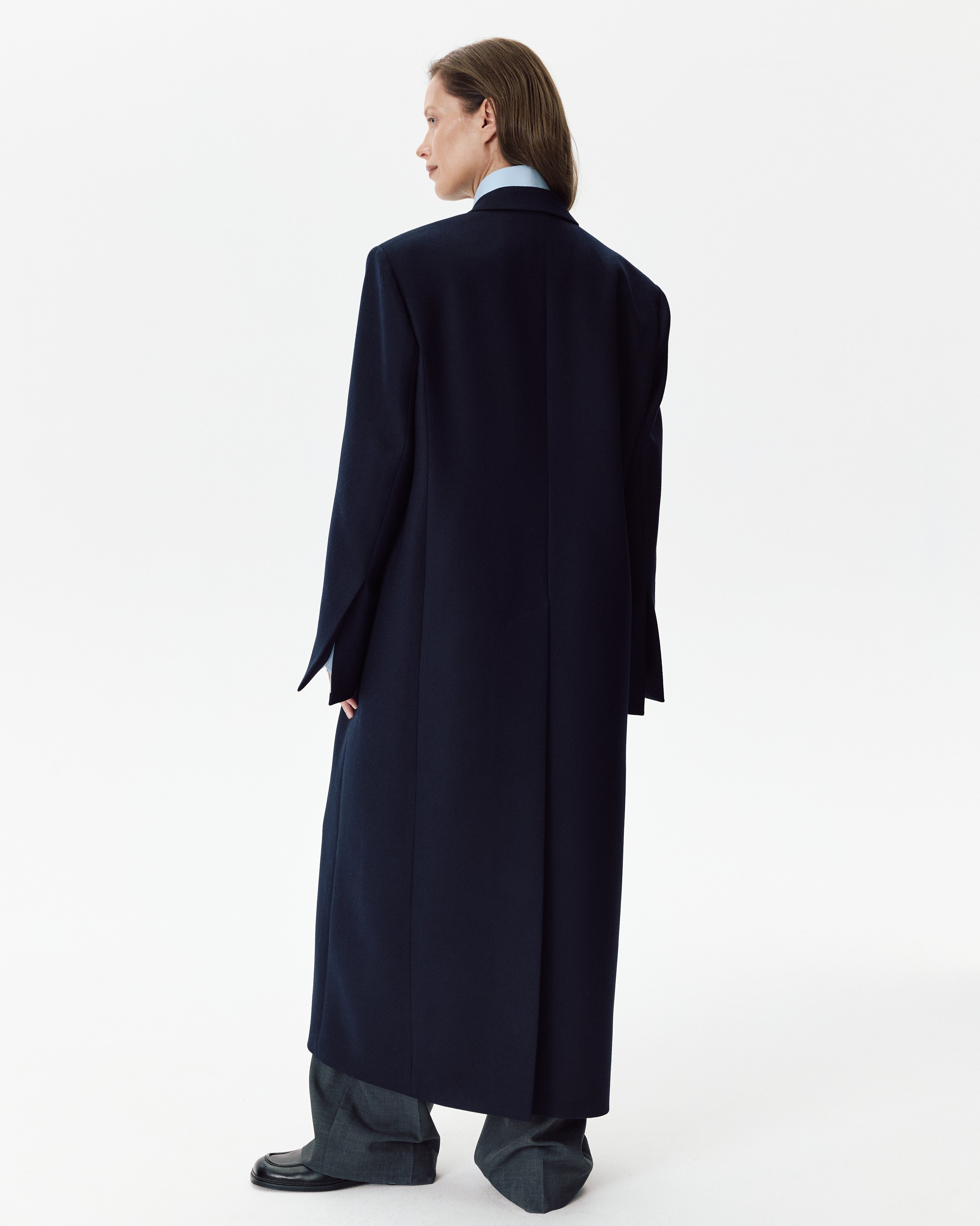 Gentleman Coat Navy Blue