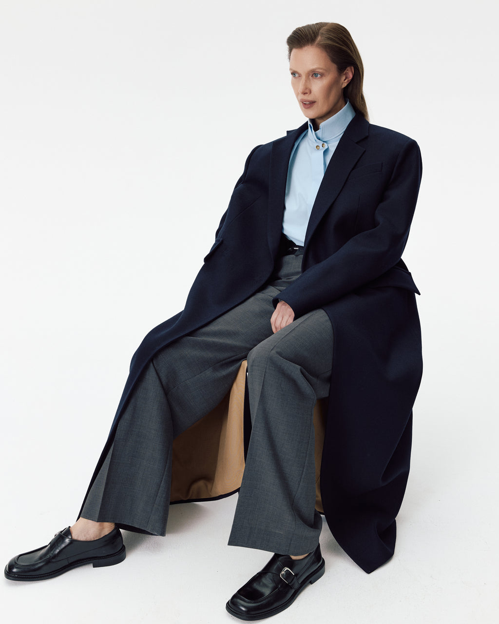 Gentleman Coat Navy Blue