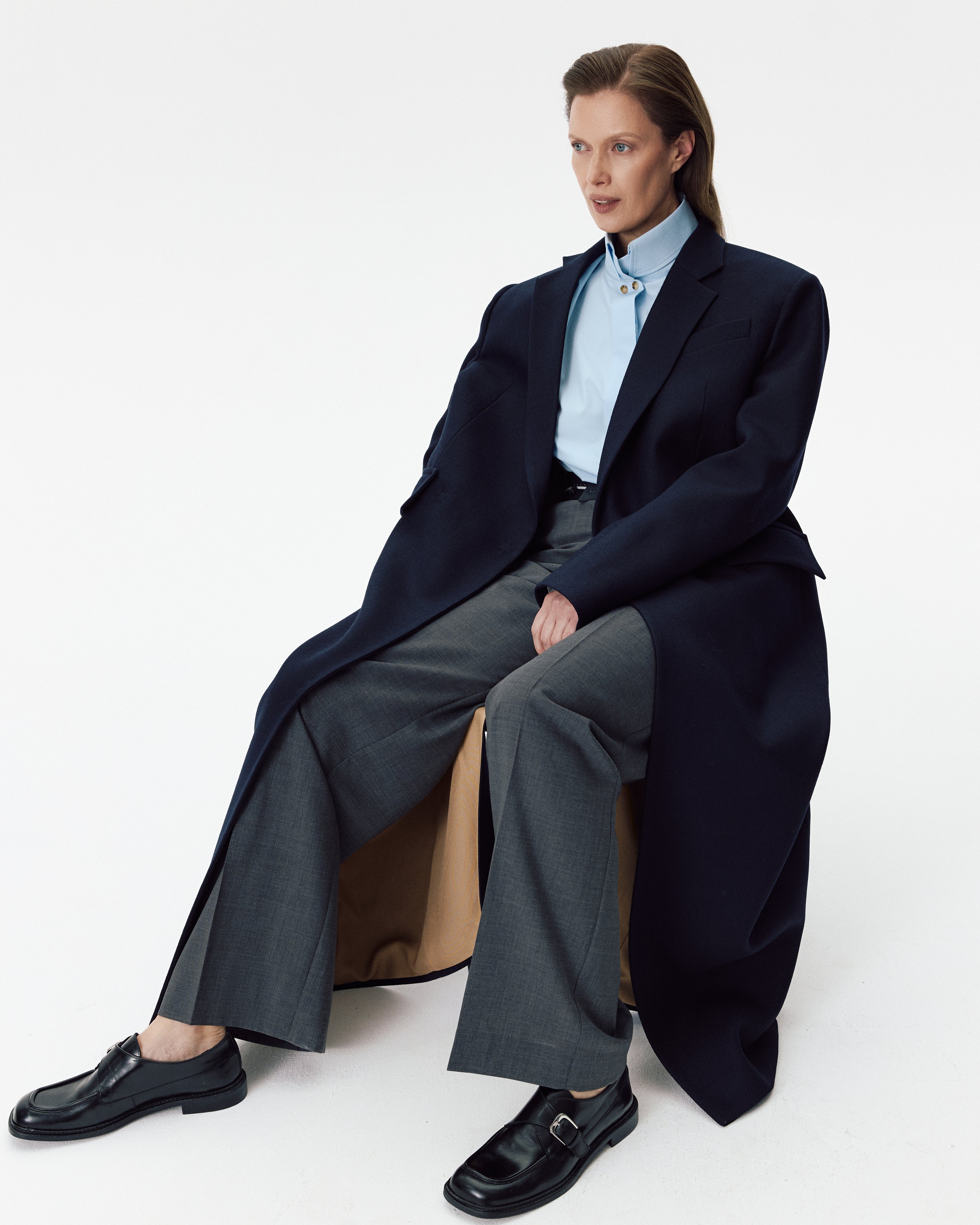 Gentleman Coat Navy Blue