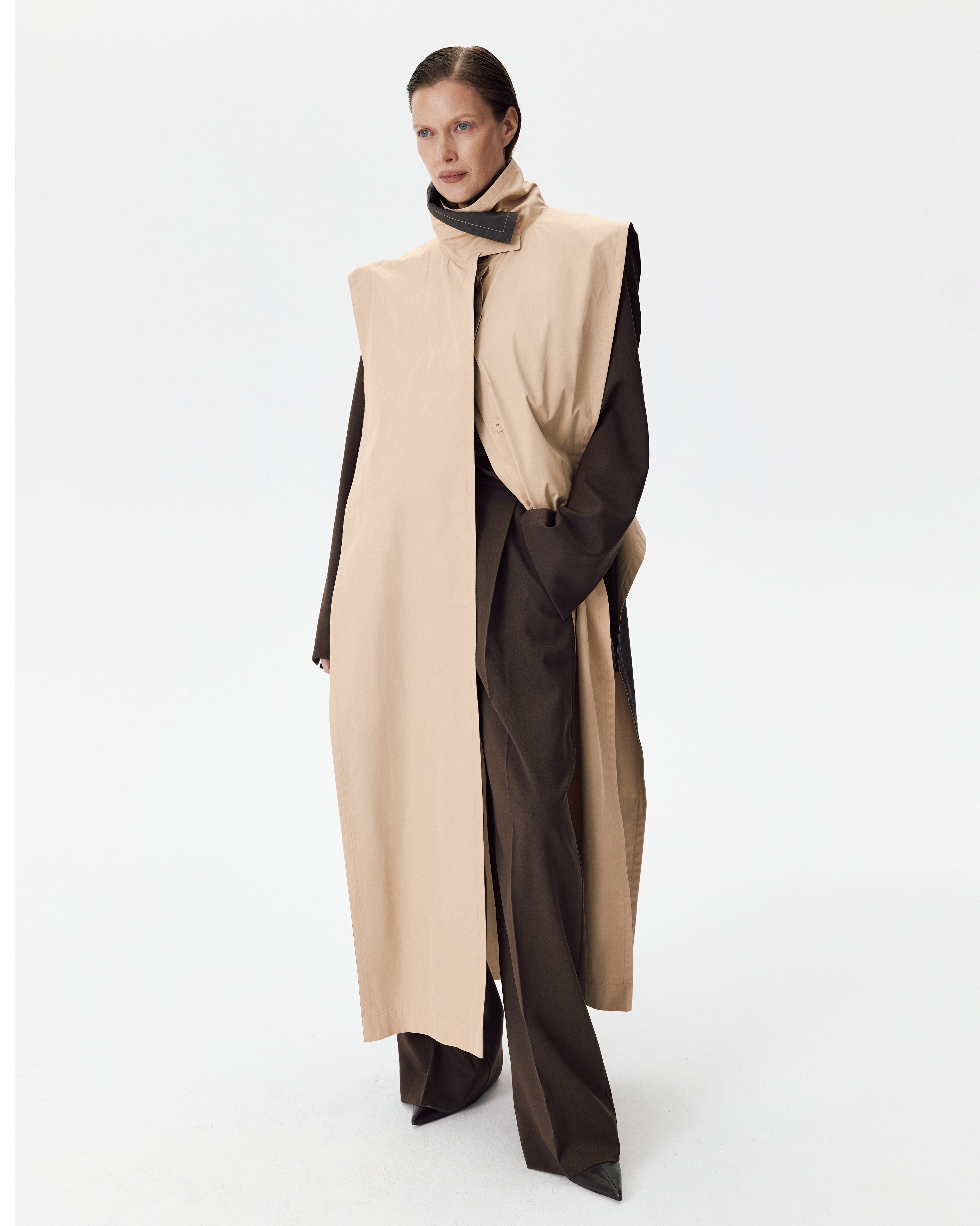 Double Trenchcoat Rose & Coffee