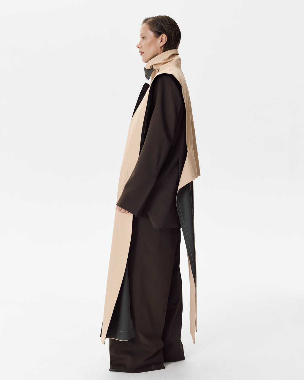 Double Trenchcoat Rose & Coffee