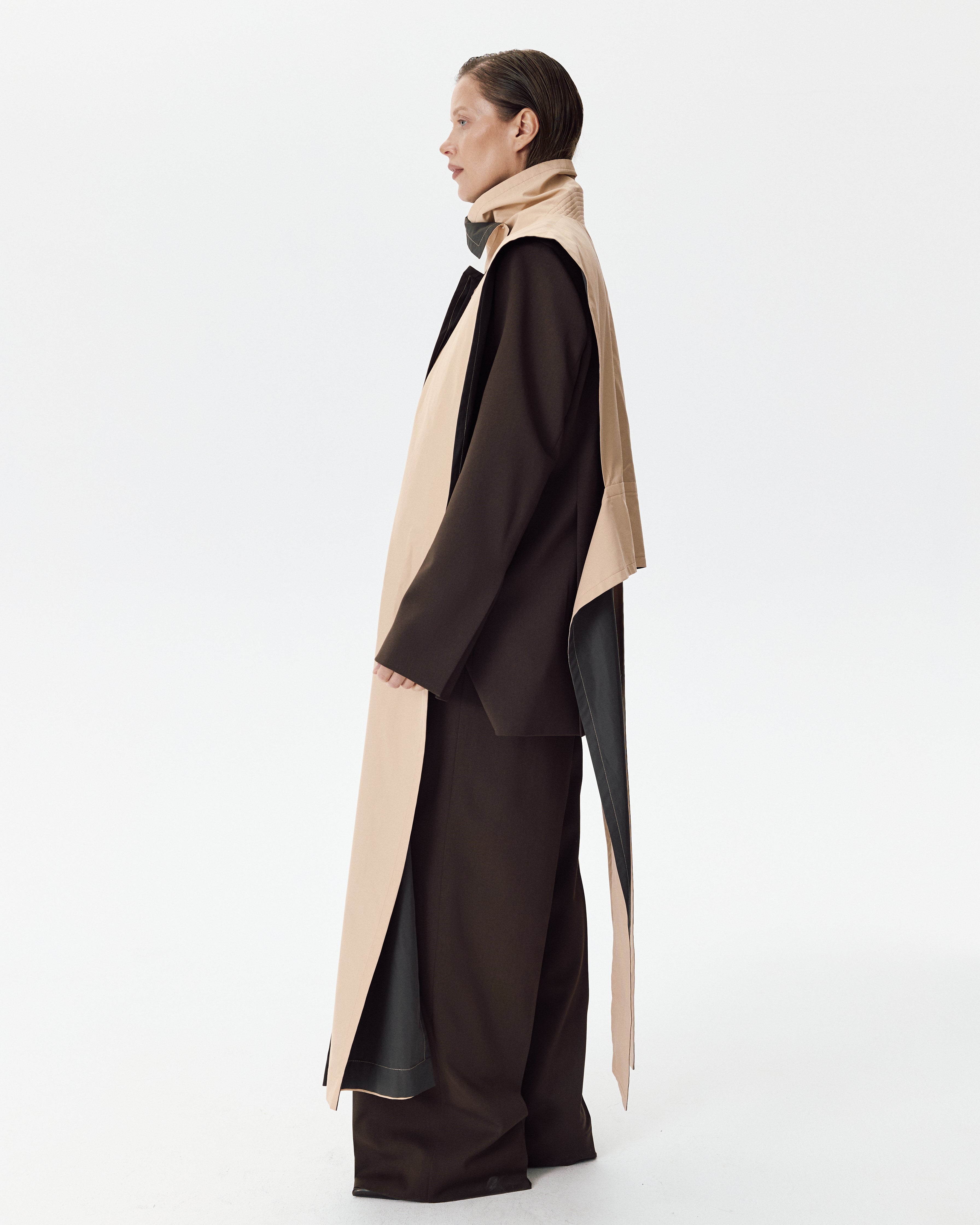 Double Trenchcoat Rose & Coffee