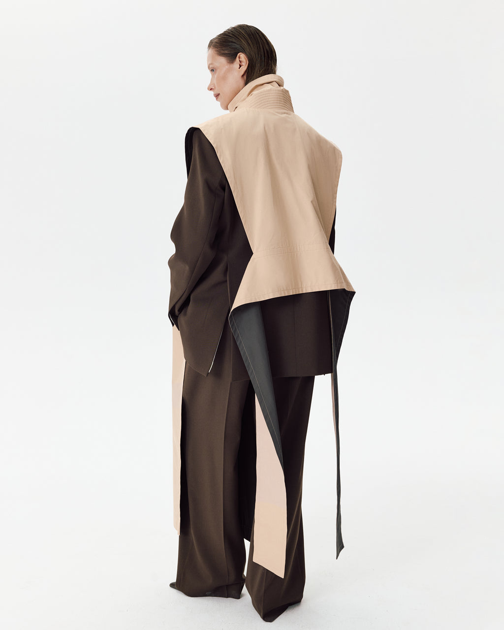 Double Trenchcoat Rose & Coffee