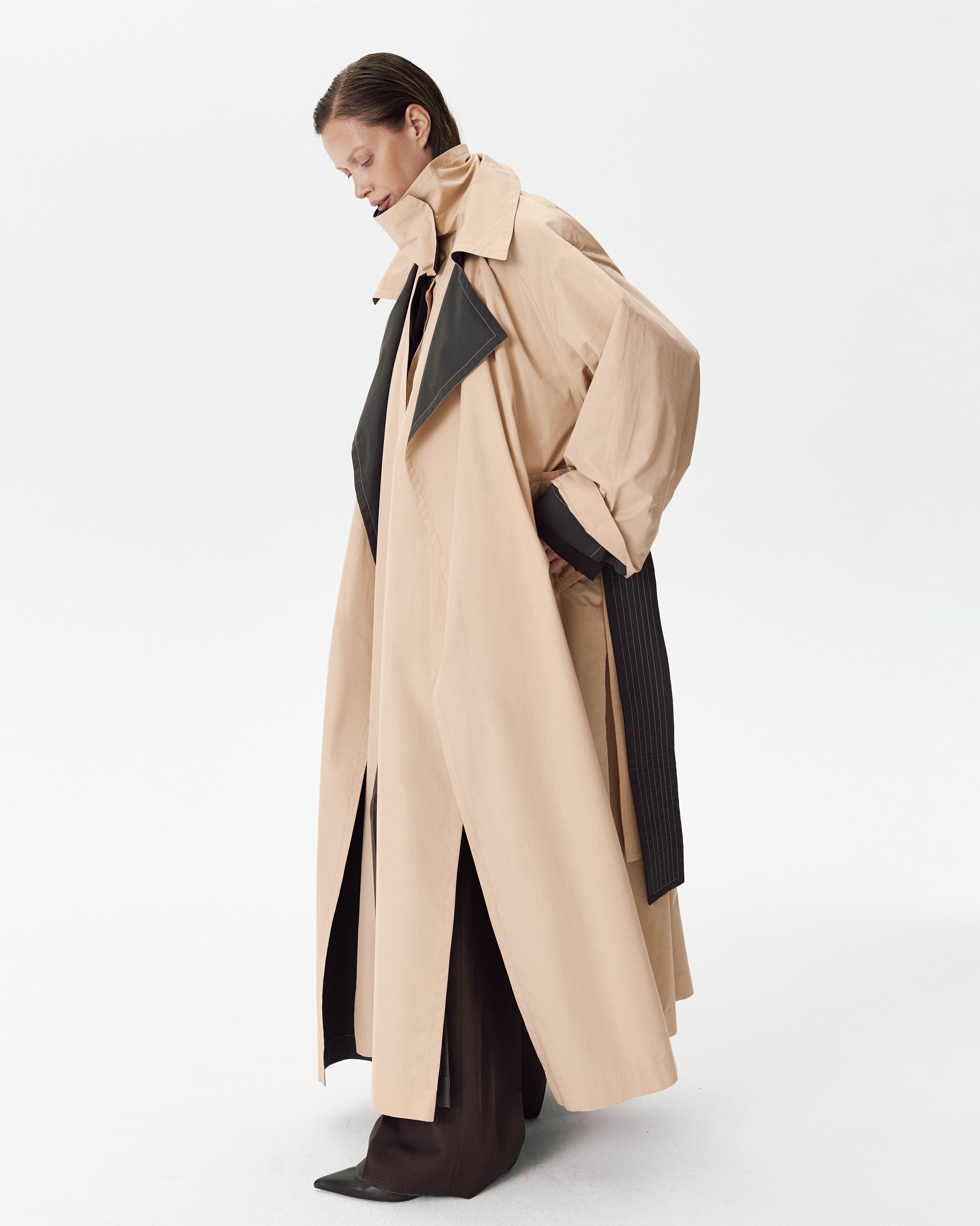 Double Trenchcoat Rose & Coffee