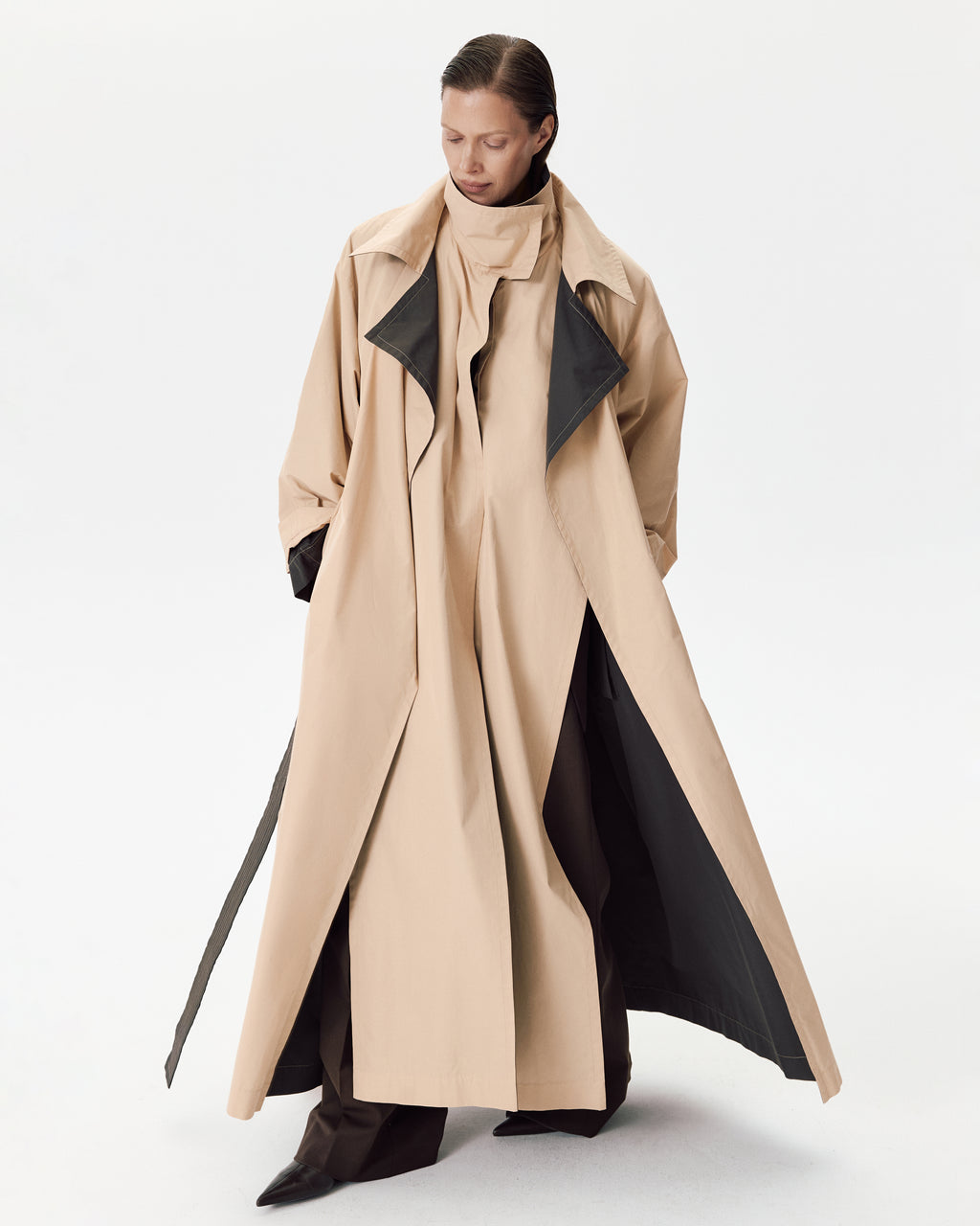 Double Trenchcoat Rose & Coffee