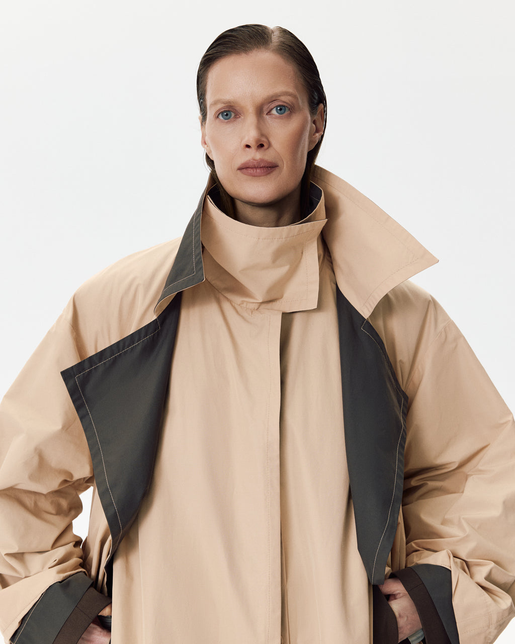 Double Trenchcoat Rose & Coffee