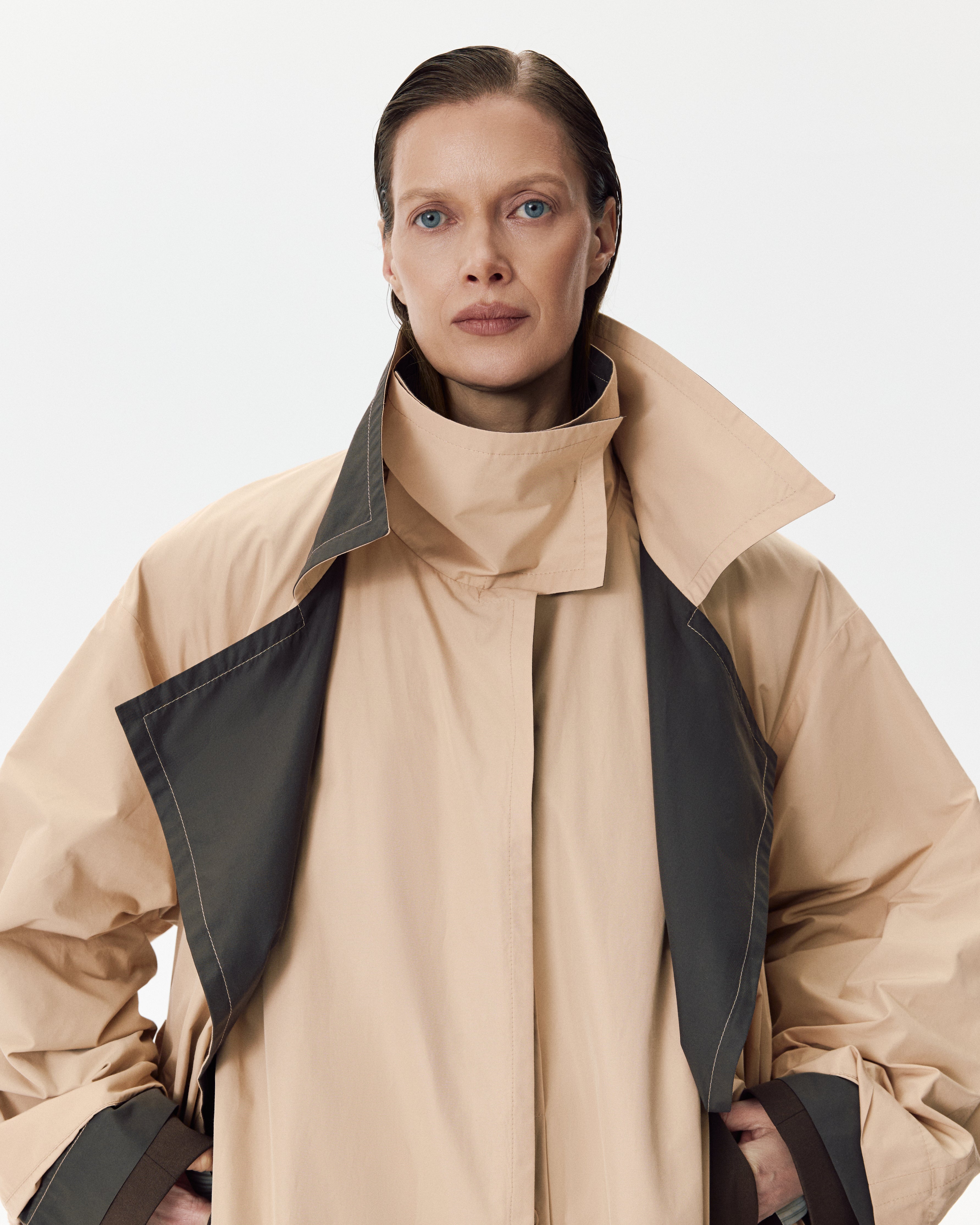 Double Trenchcoat Rose & Coffee