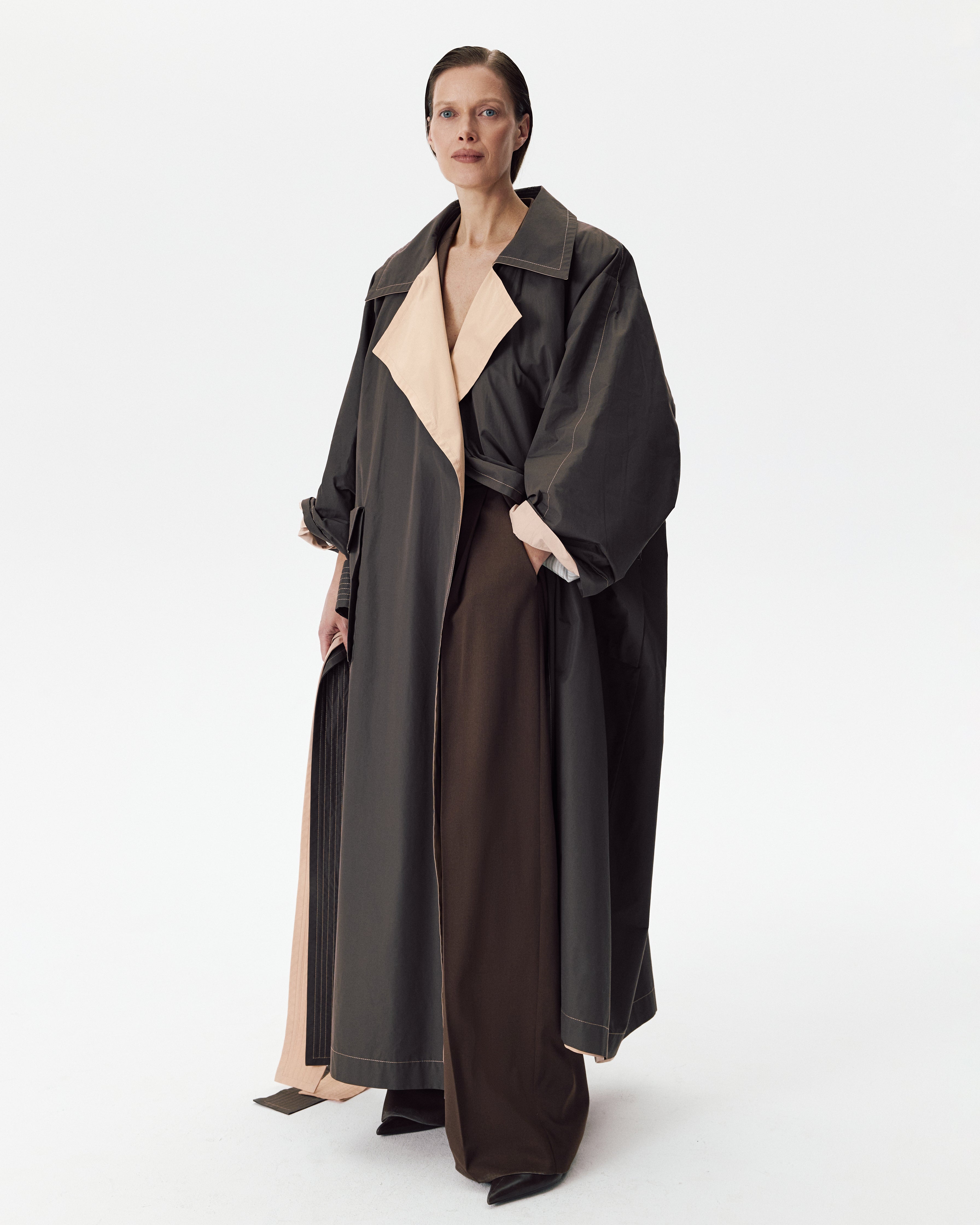 Double Trenchcoat Rose & Coffee