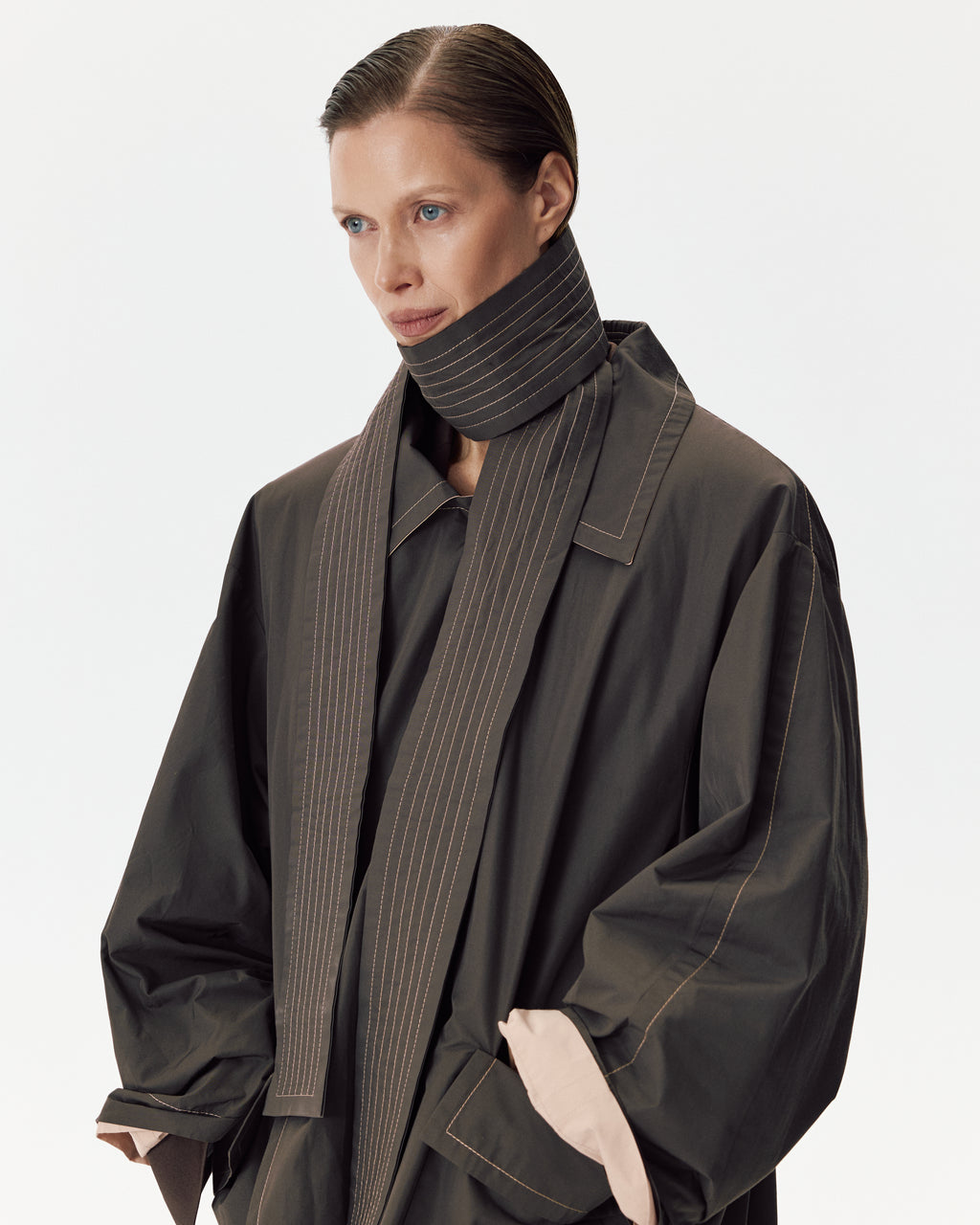 Double Trenchcoat Rose & Coffee