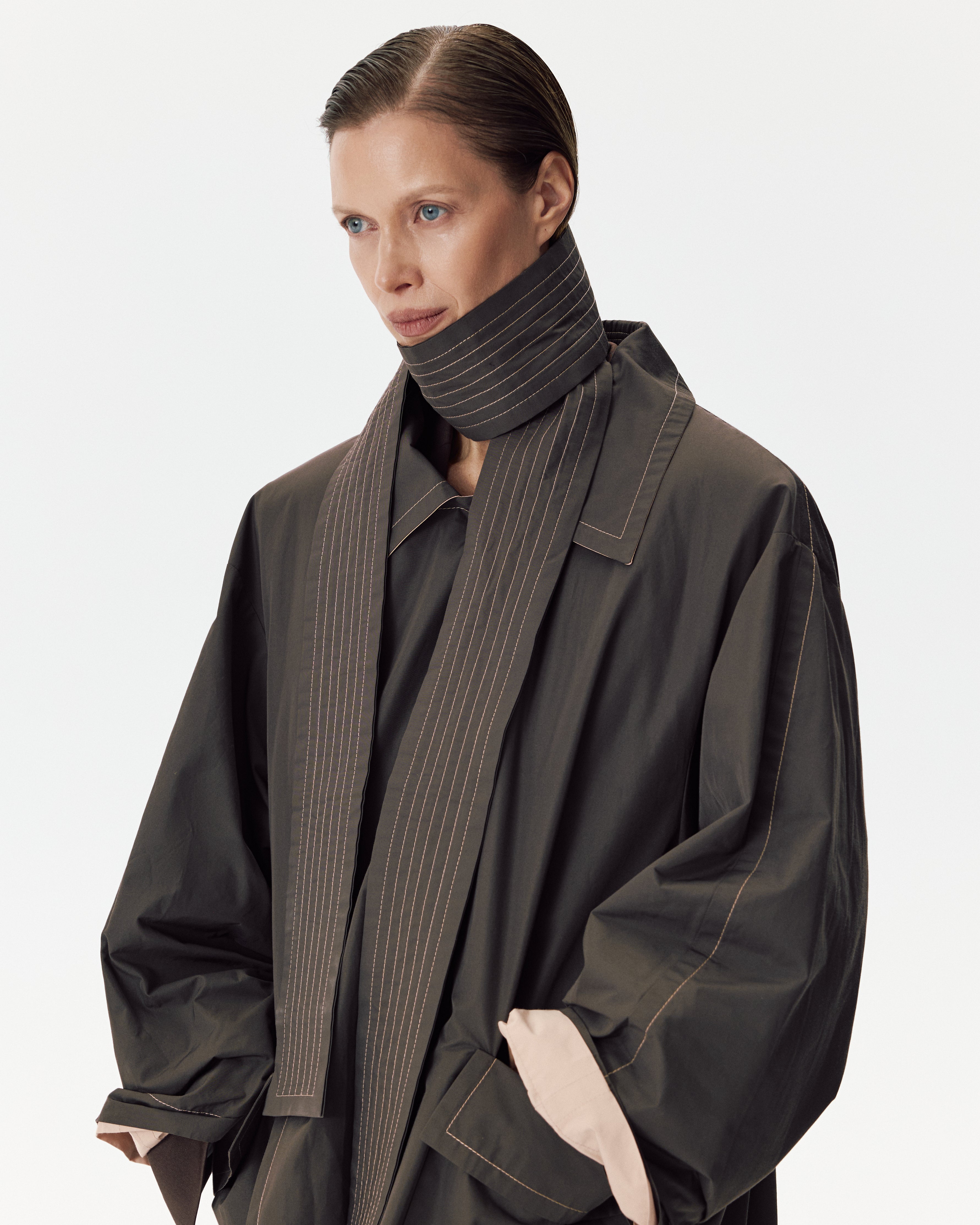 Double Trenchcoat Rose & Coffee