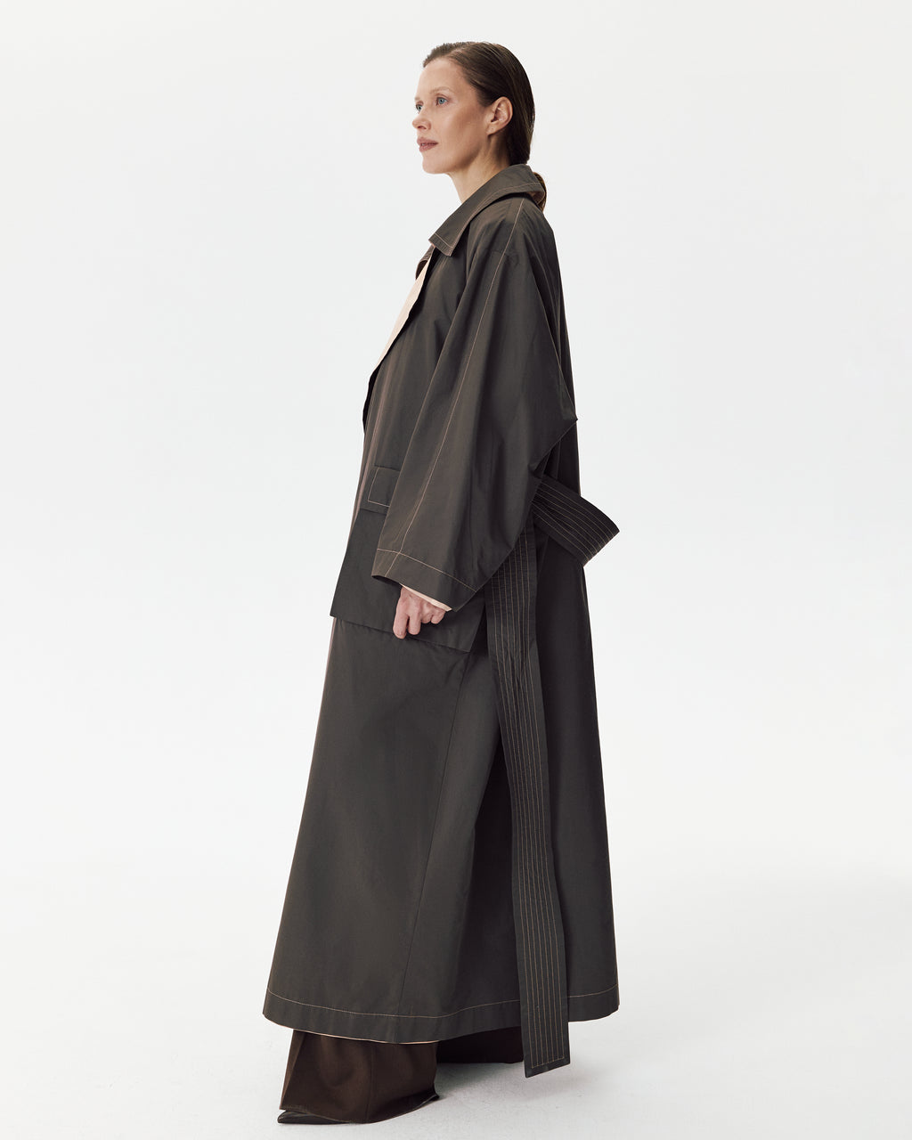 Double Trenchcoat Rose & Coffee
