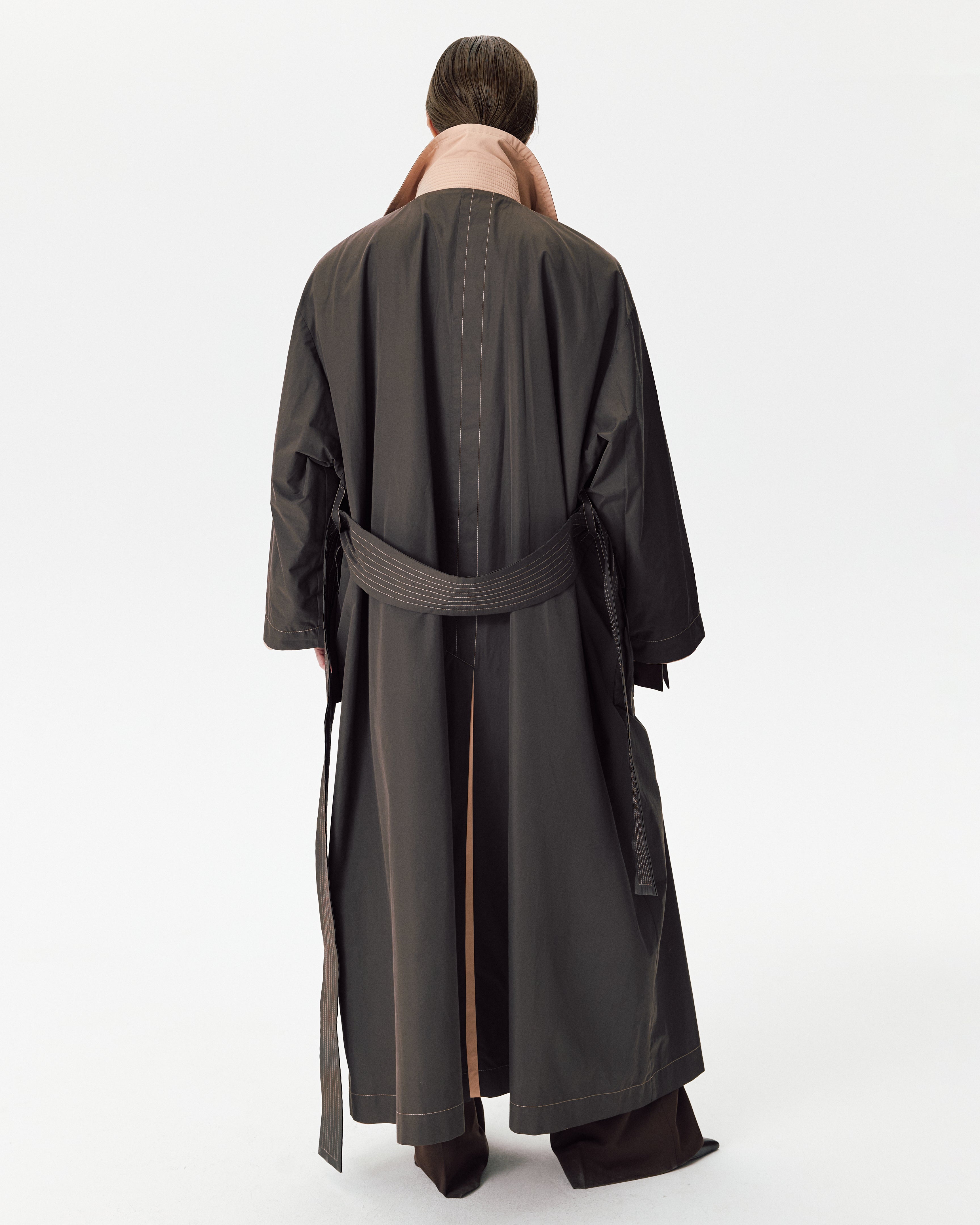 Double Trenchcoat Rose & Coffee
