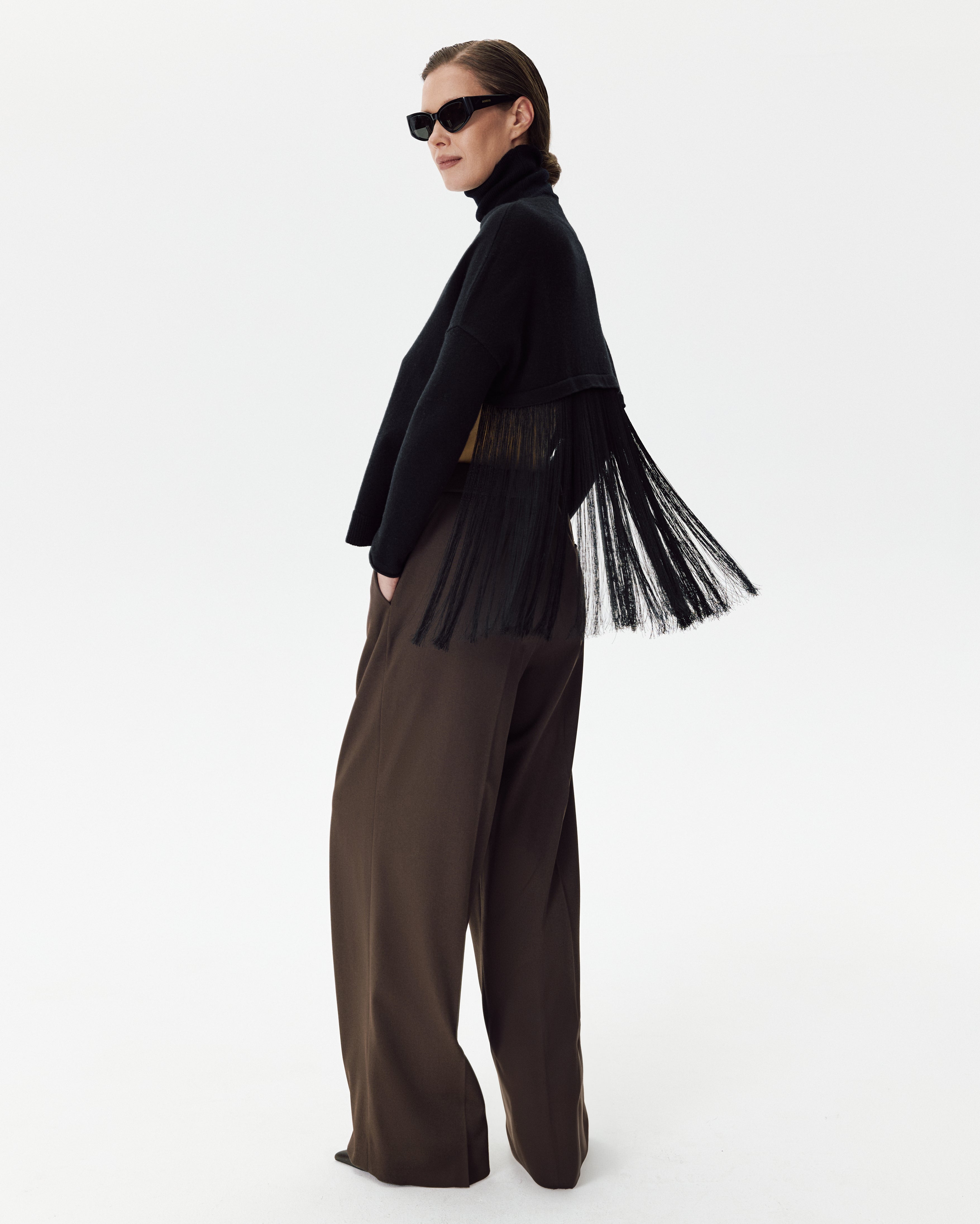 Fringe Top Black