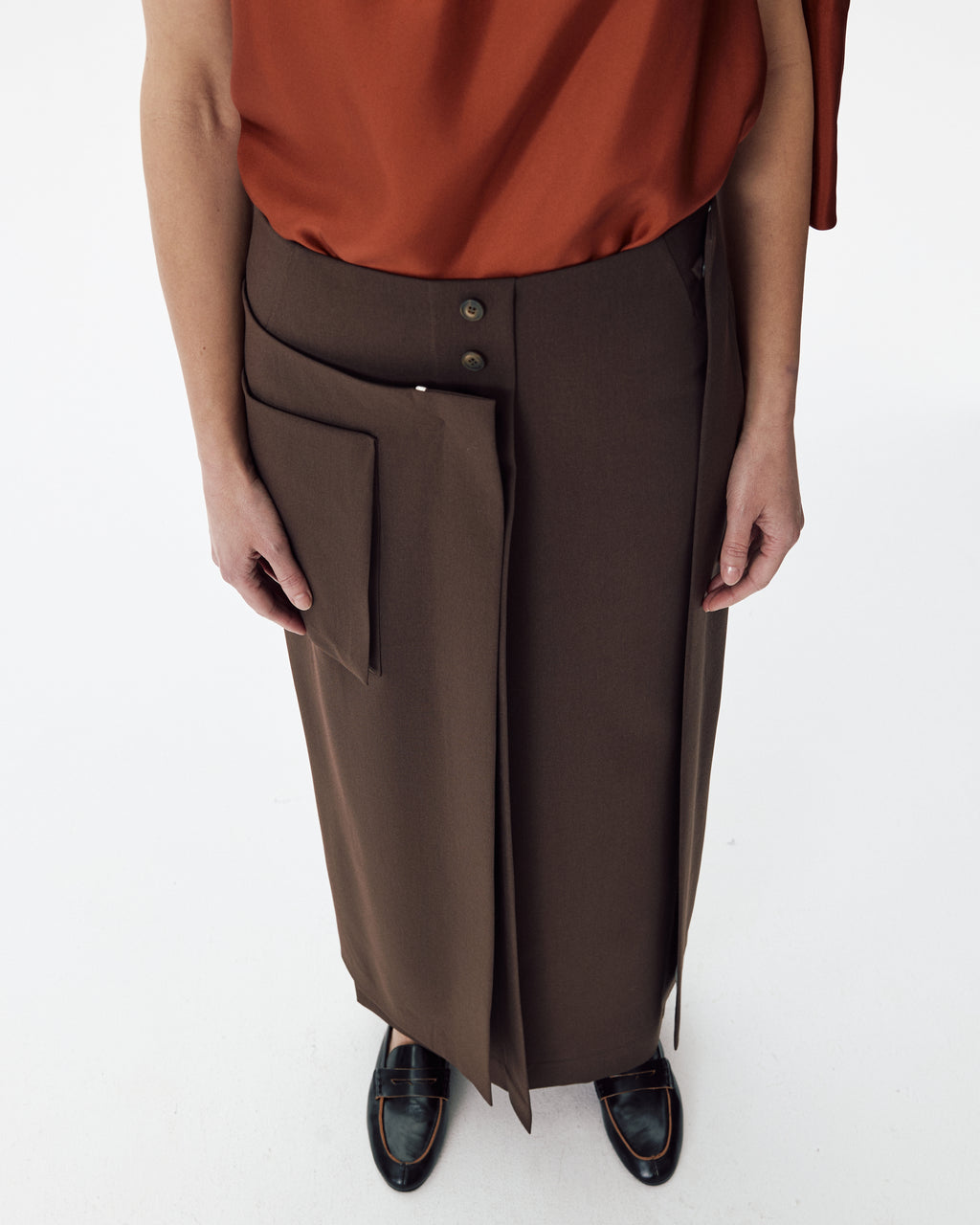 Gentleman Skirt Brown