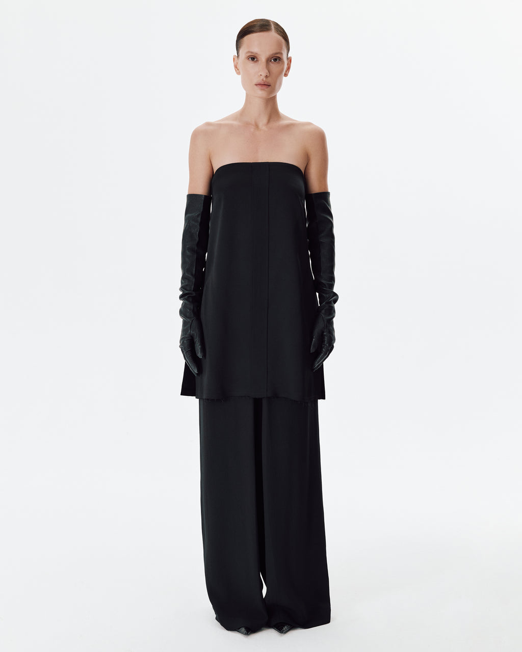Chiarra Satine Top Black