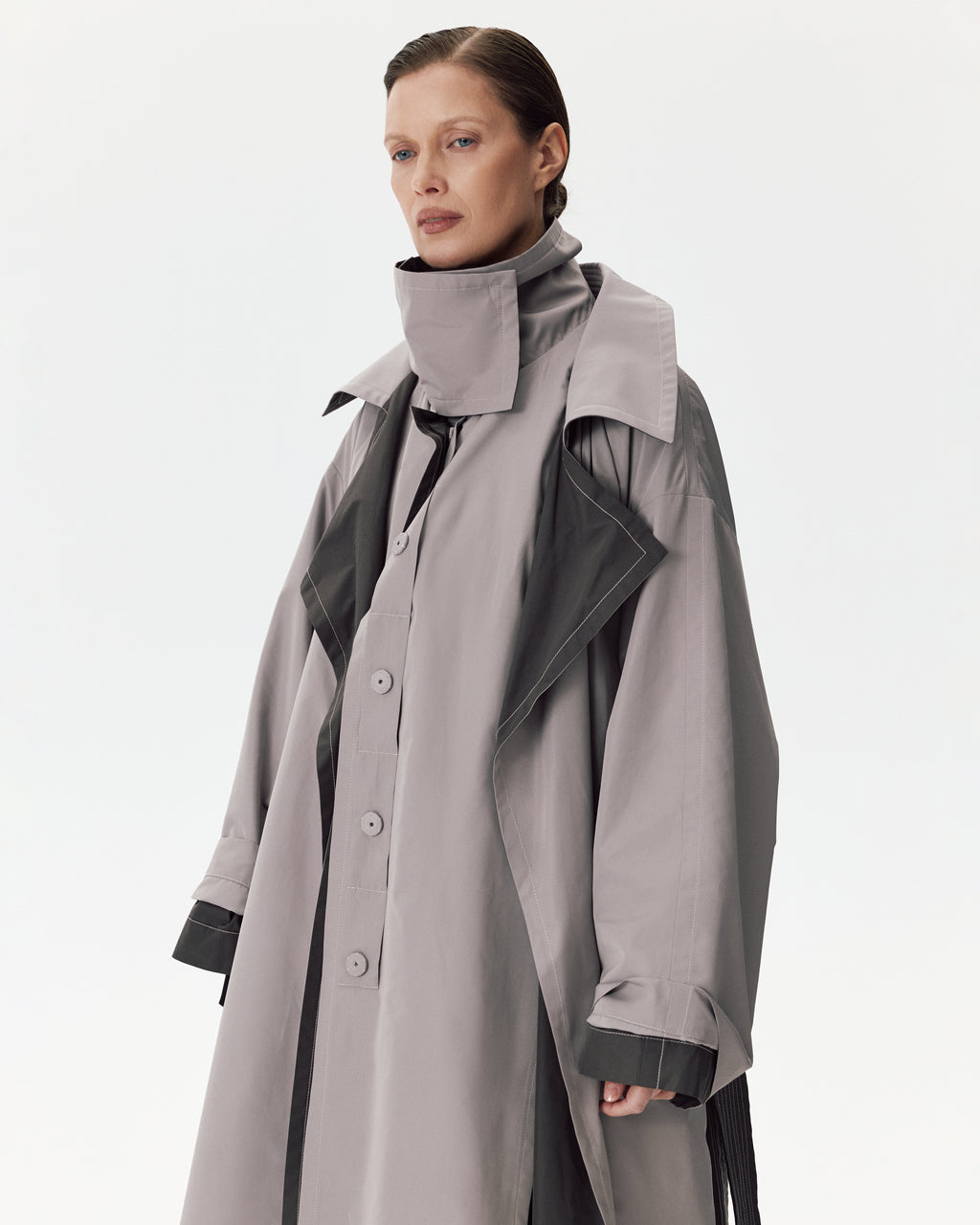 Double Trenchcoat Lilac & Coffee
