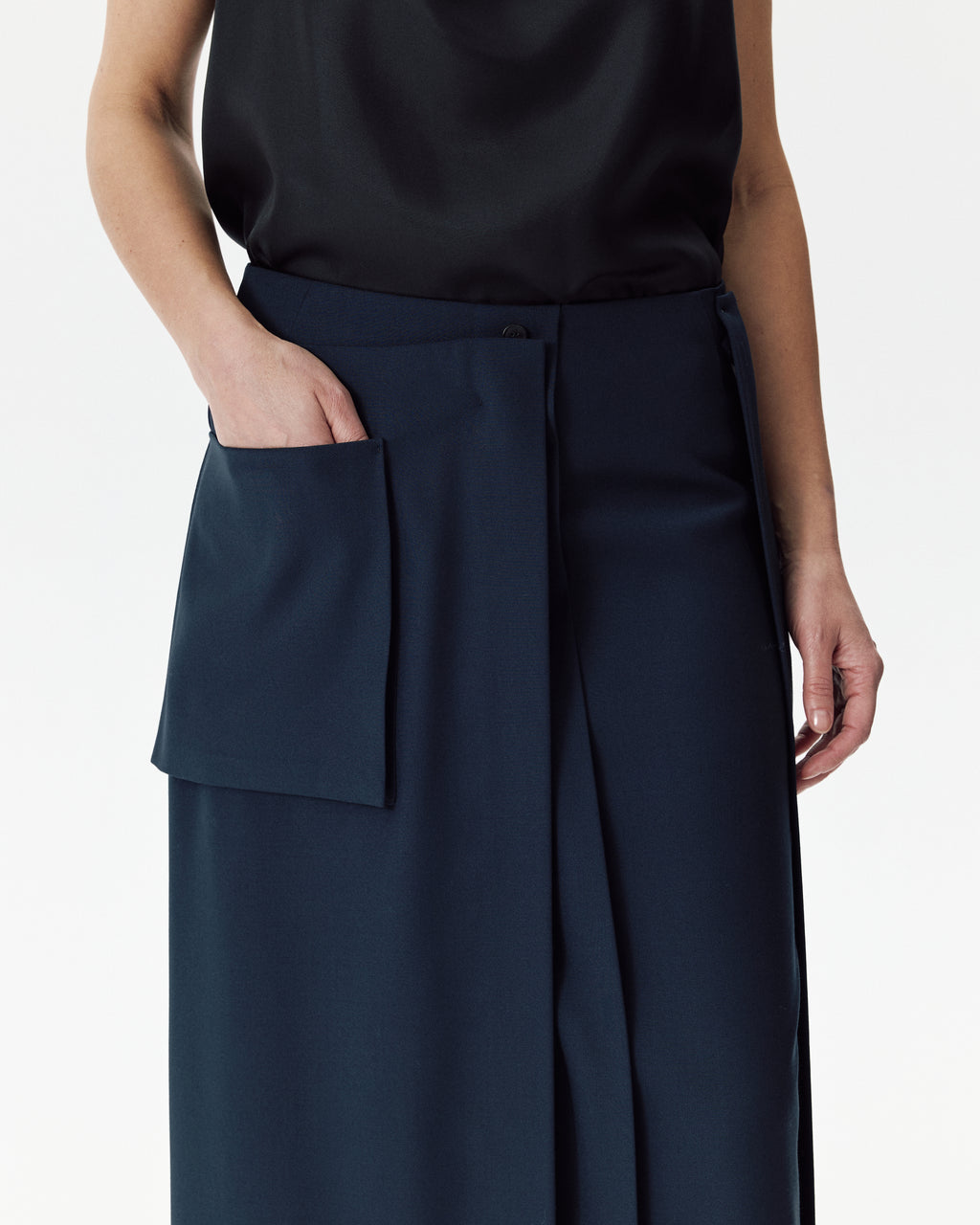 Gentleman Skirt Navy Blue