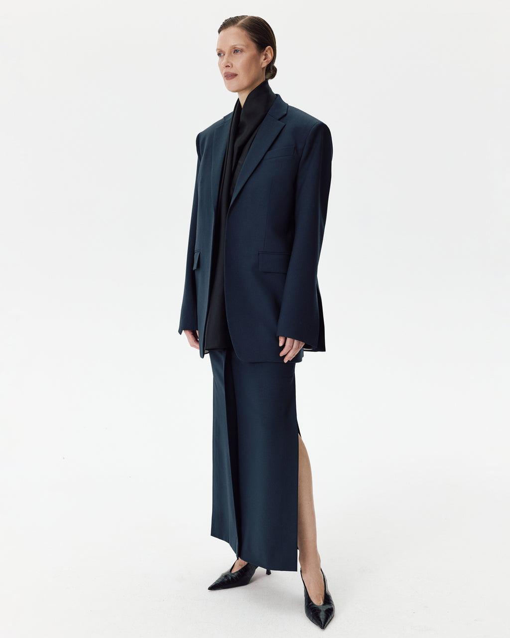 Gentleman Skirt Navy Blue