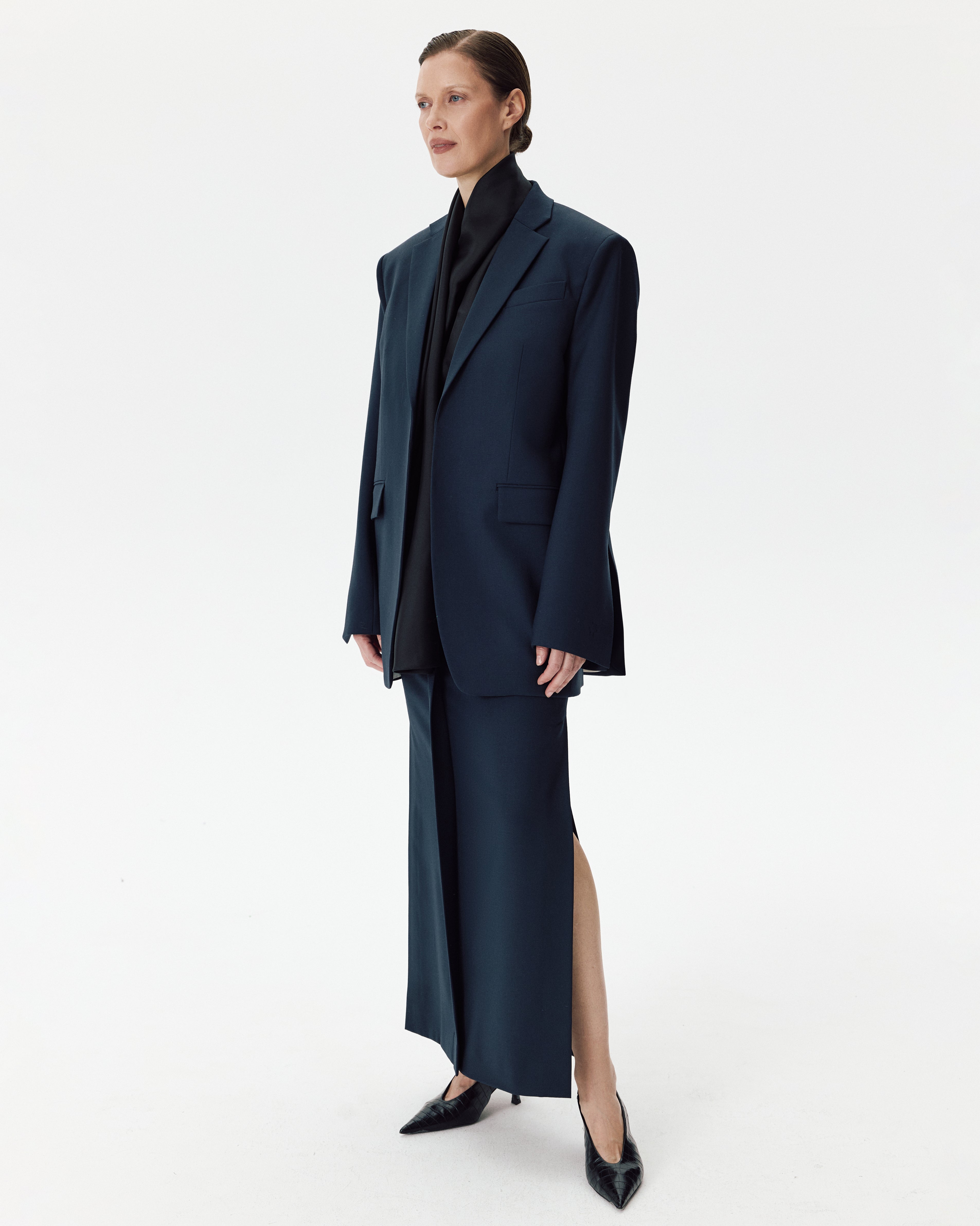 Gentleman Skirt Navy Blue