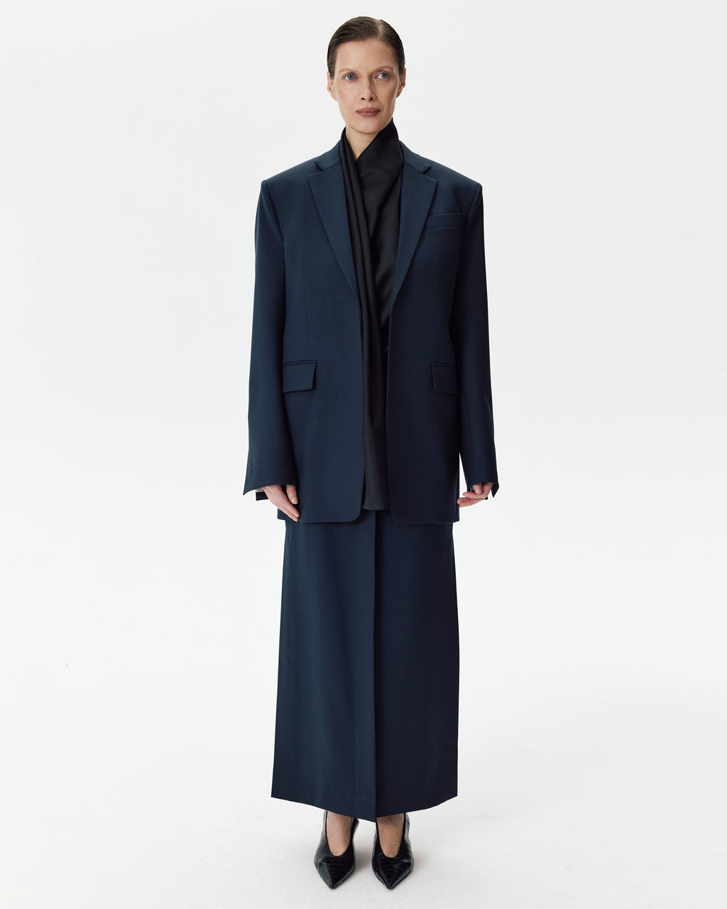 Gentleman Skirt Navy Blue