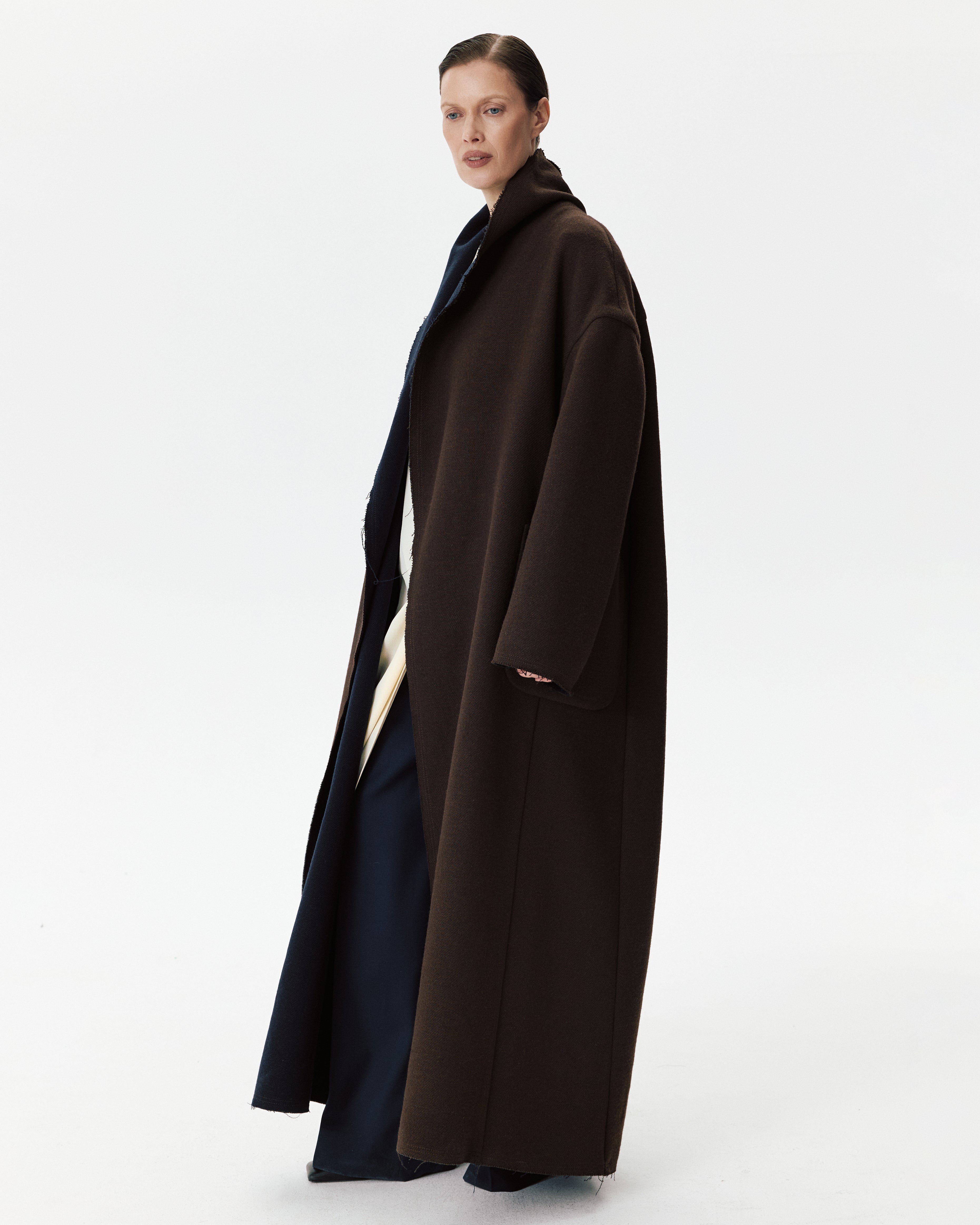 Diana Coat Brown & Blue