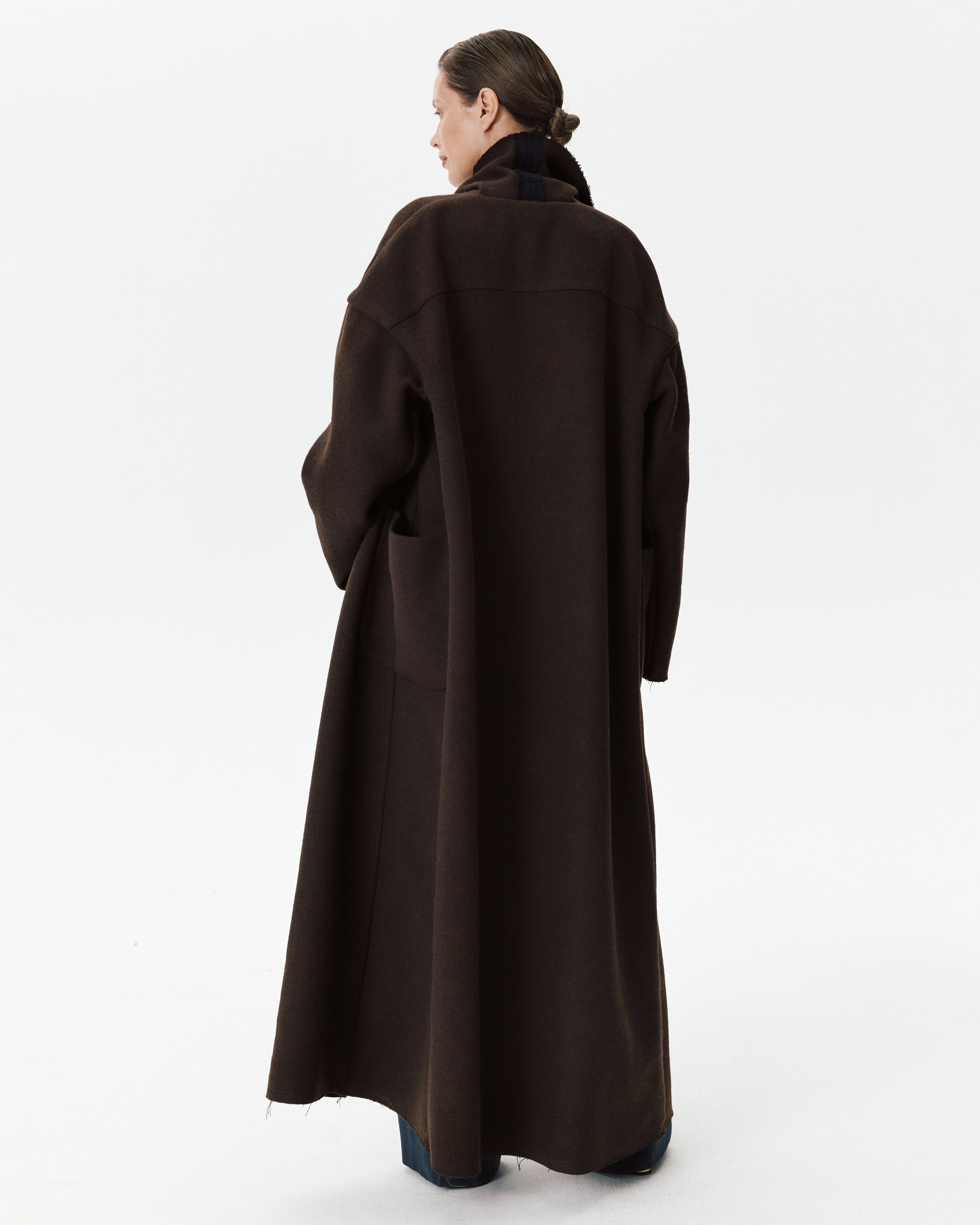 Diana Coat Brown & Blue
