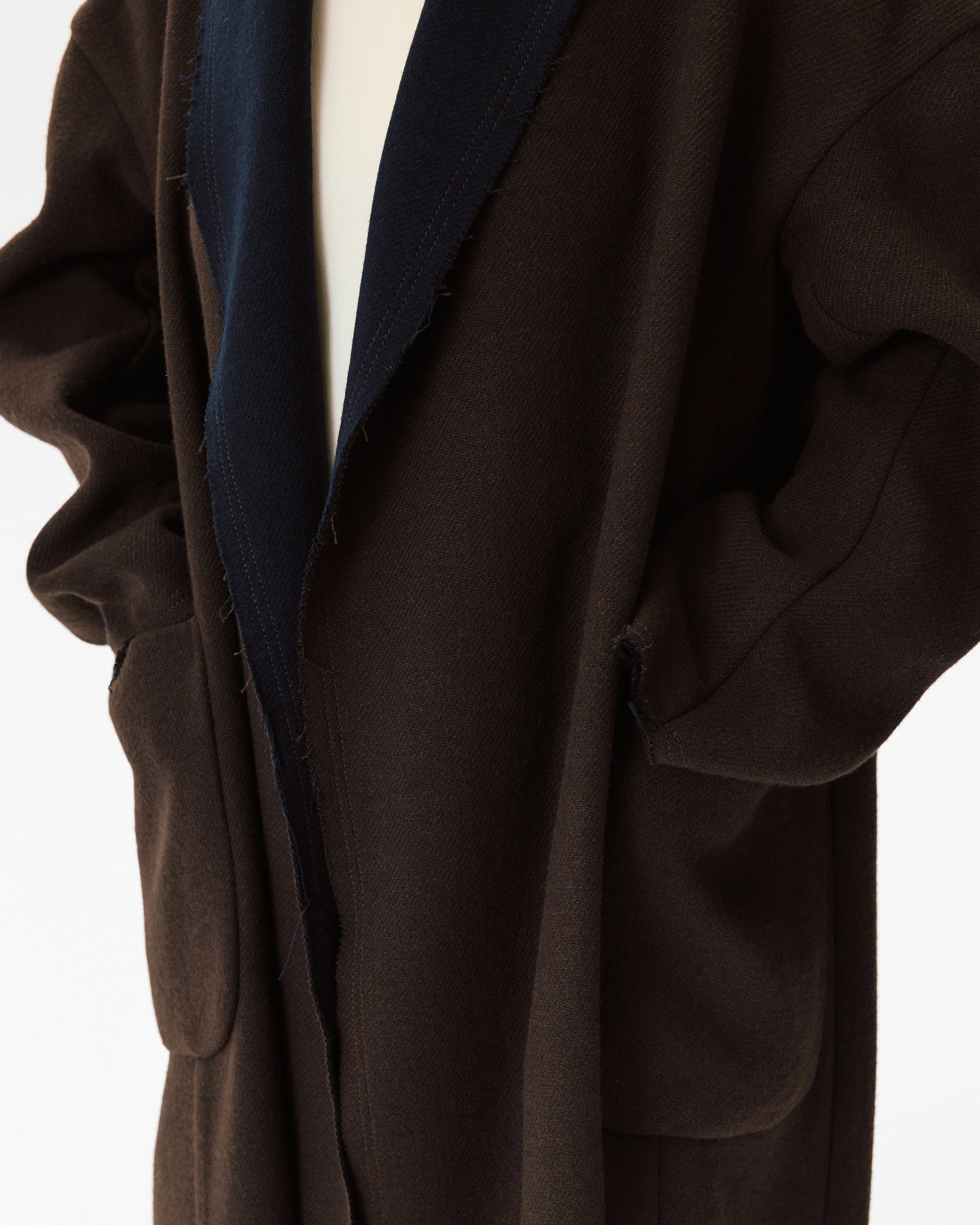 Diana Coat Brown & Blue