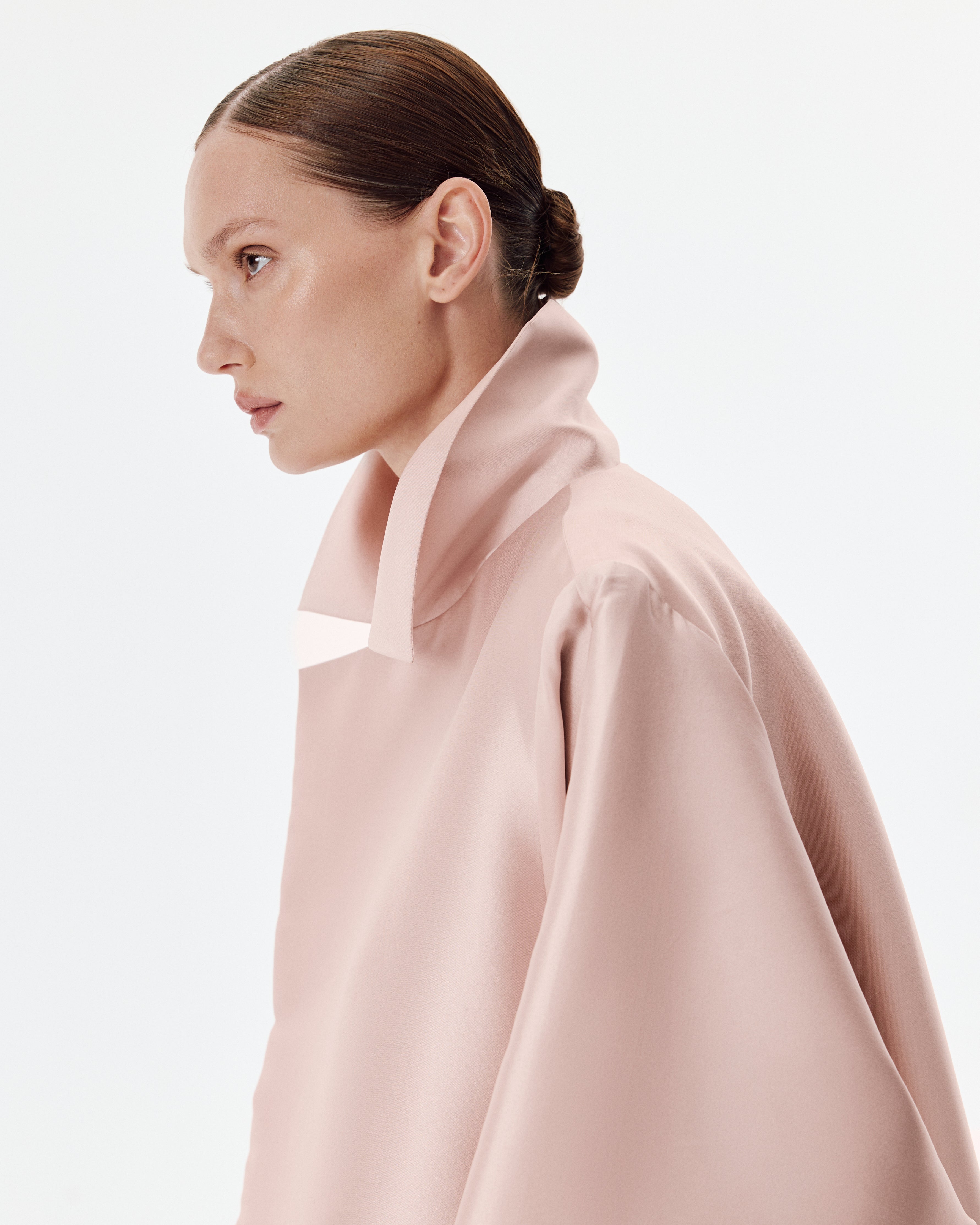 La Scala Coat in Light Pink