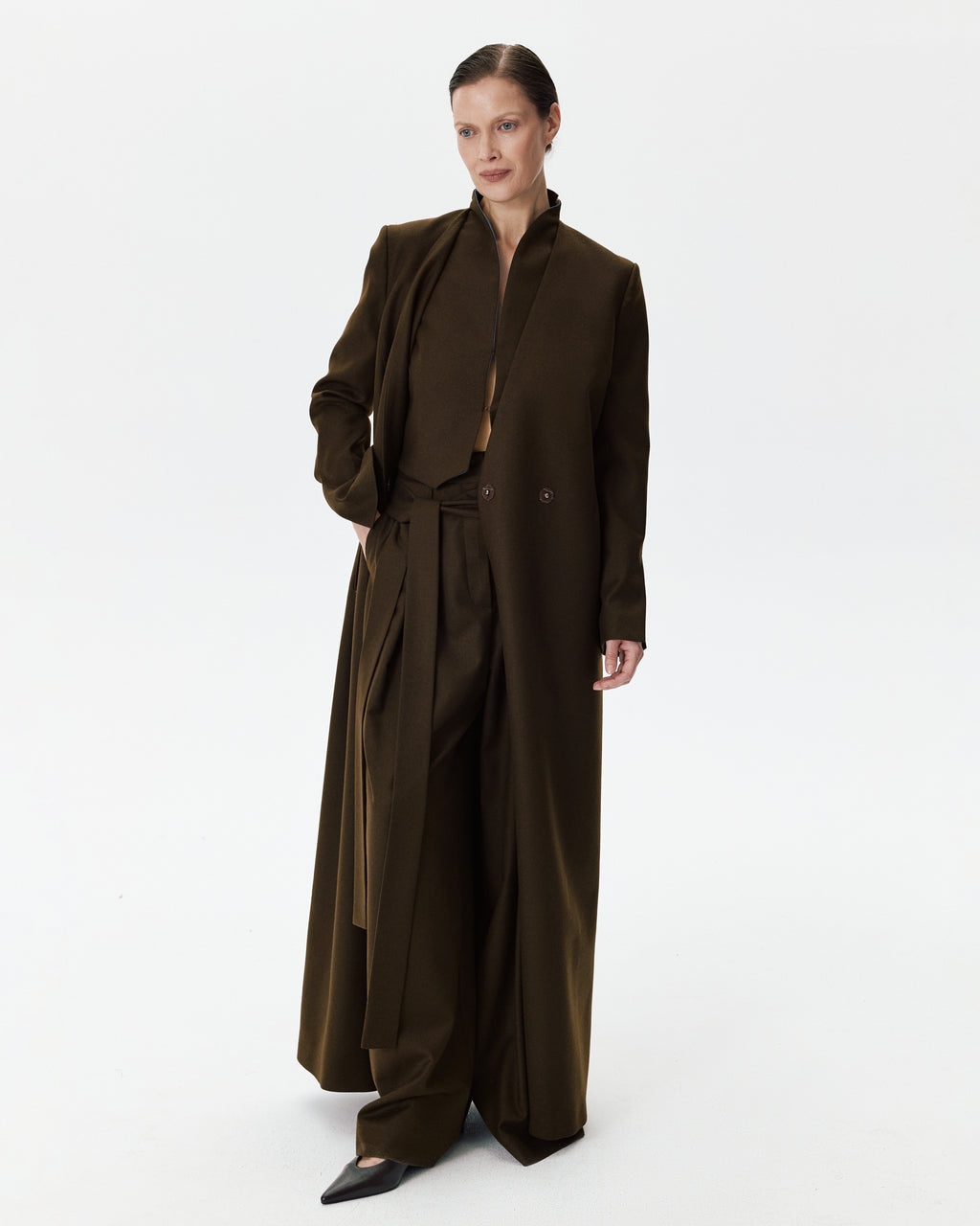Barcelona Wool Pants Mocca