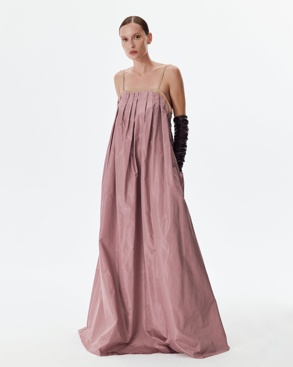 Taffeta Dress in Pink
