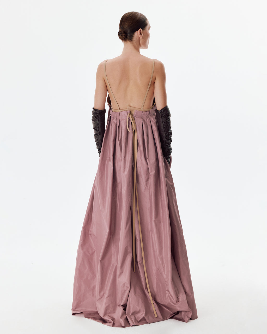 Taffeta Dress in Pink