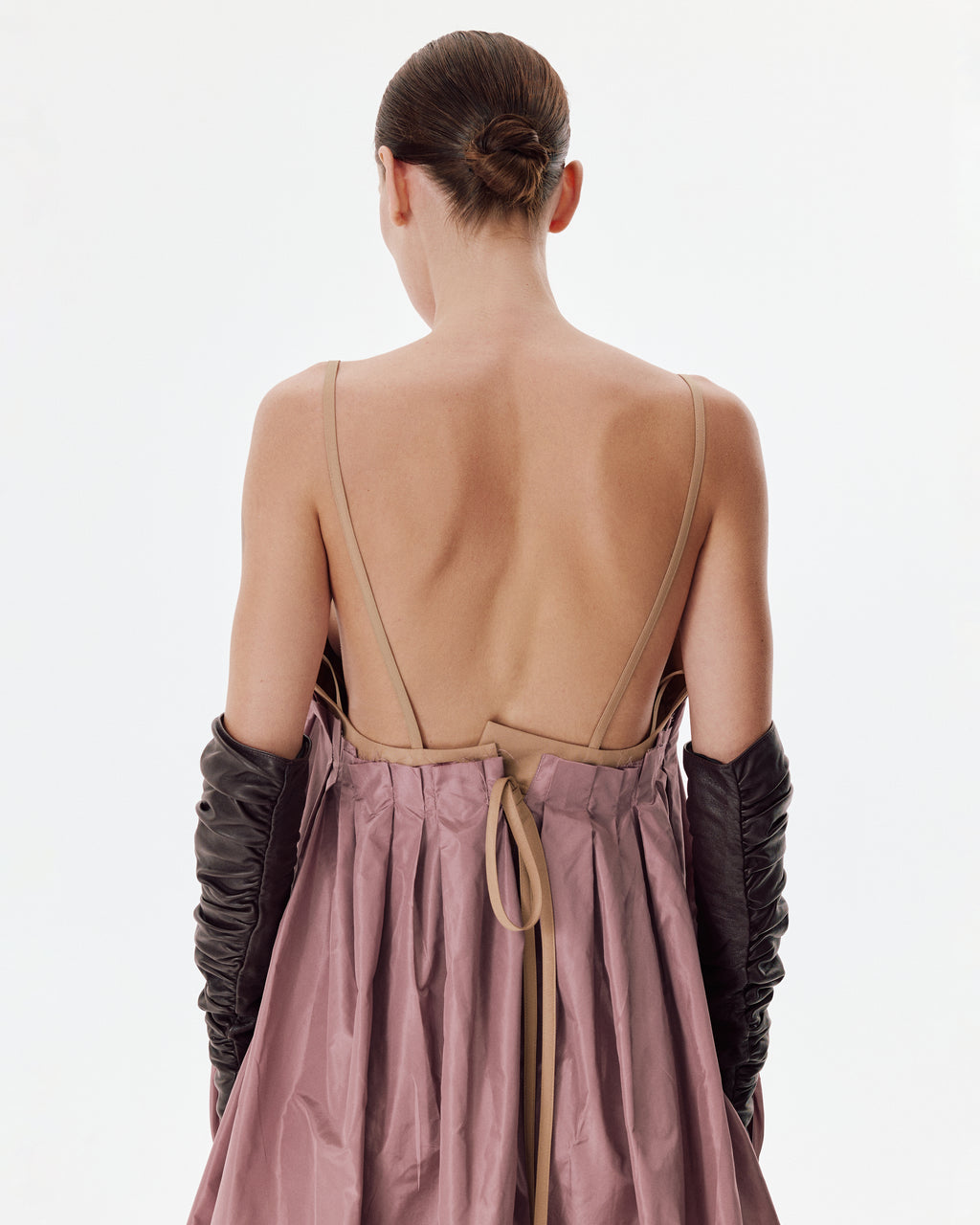 Taffeta Dress in Pink