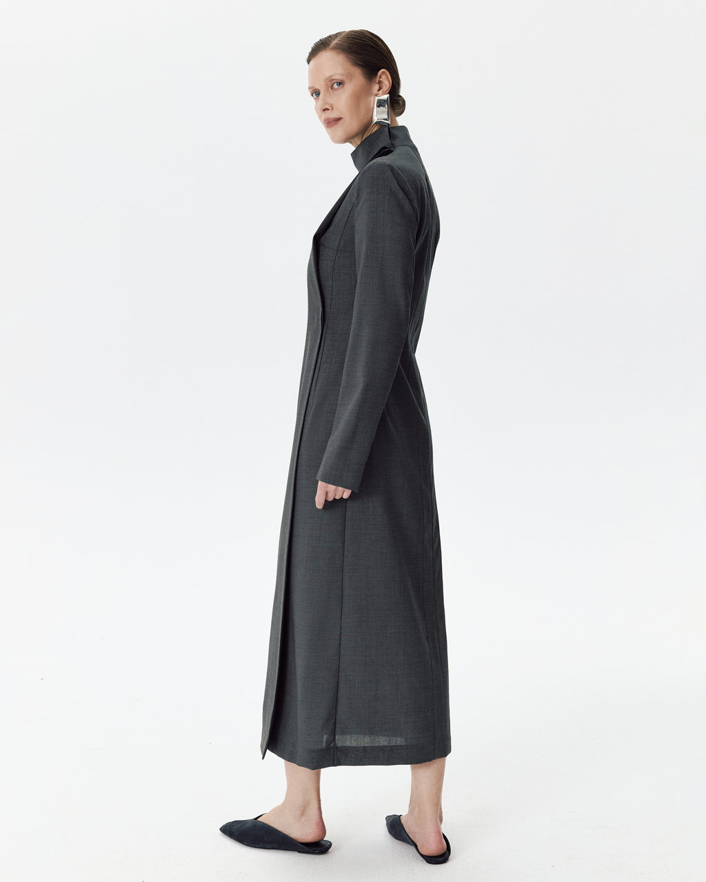 Safari Dress Grey Melange