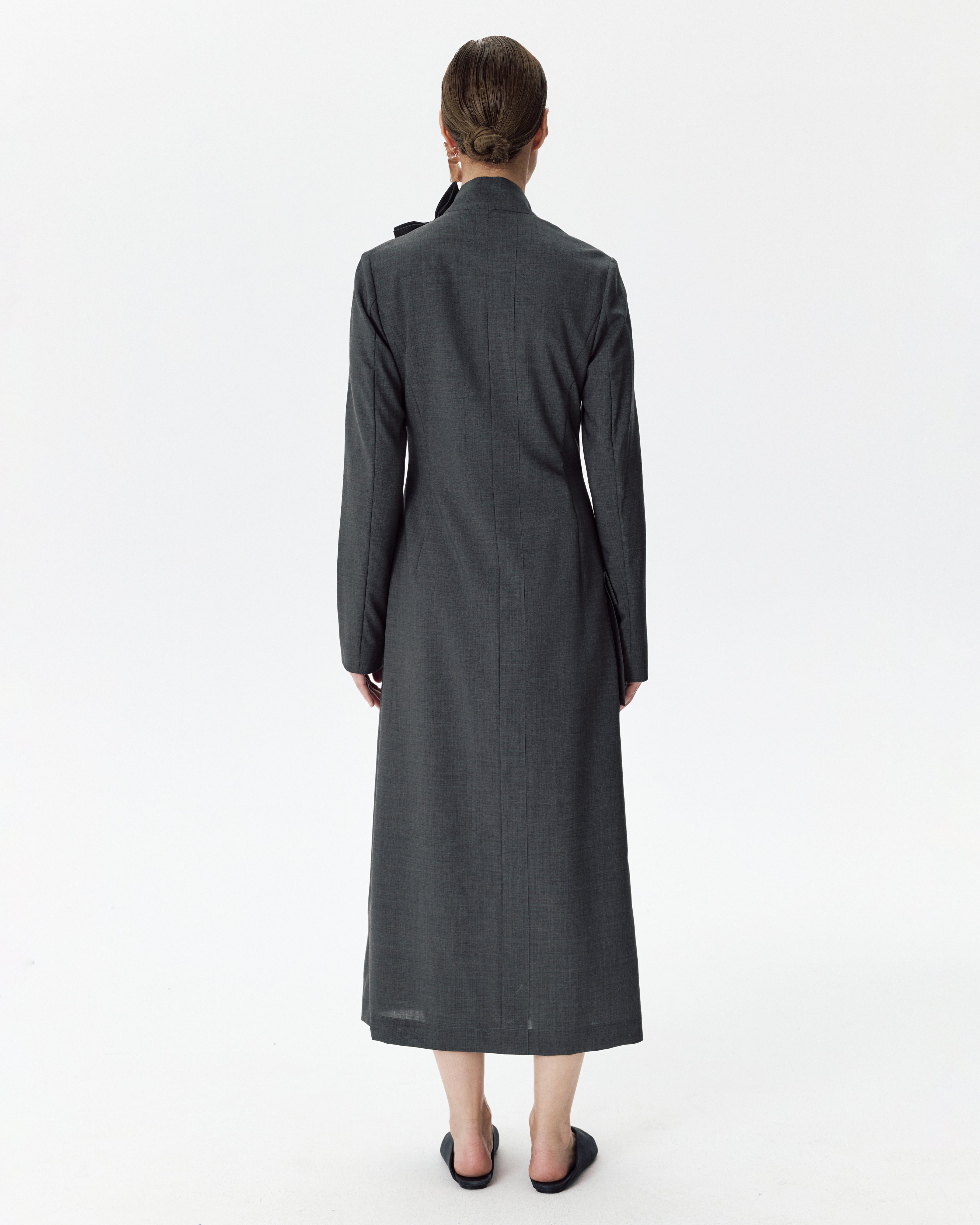 Safari Dress Grey Melange
