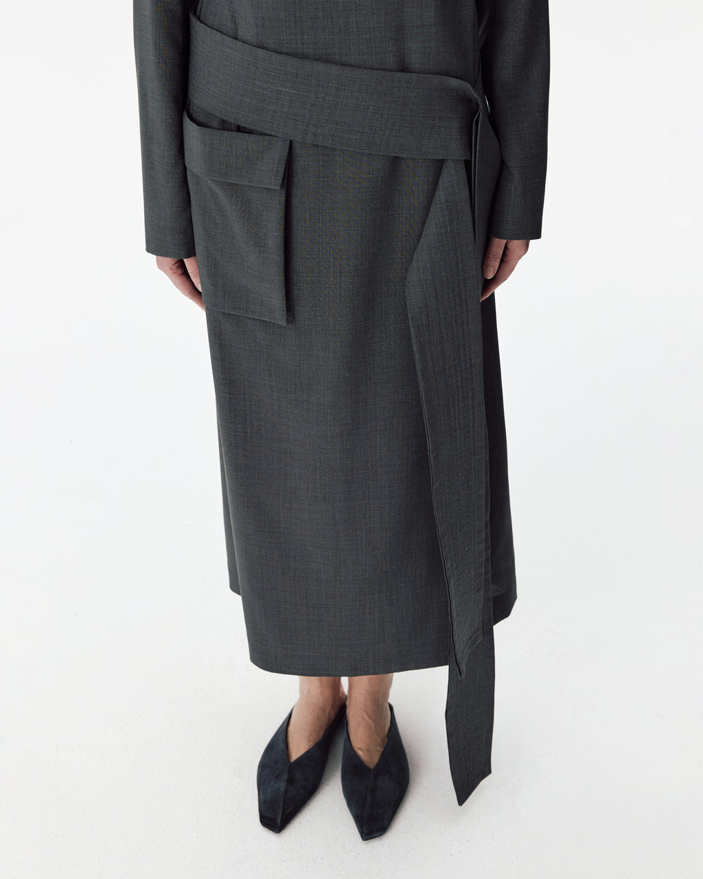 Safari Dress Grey Melange