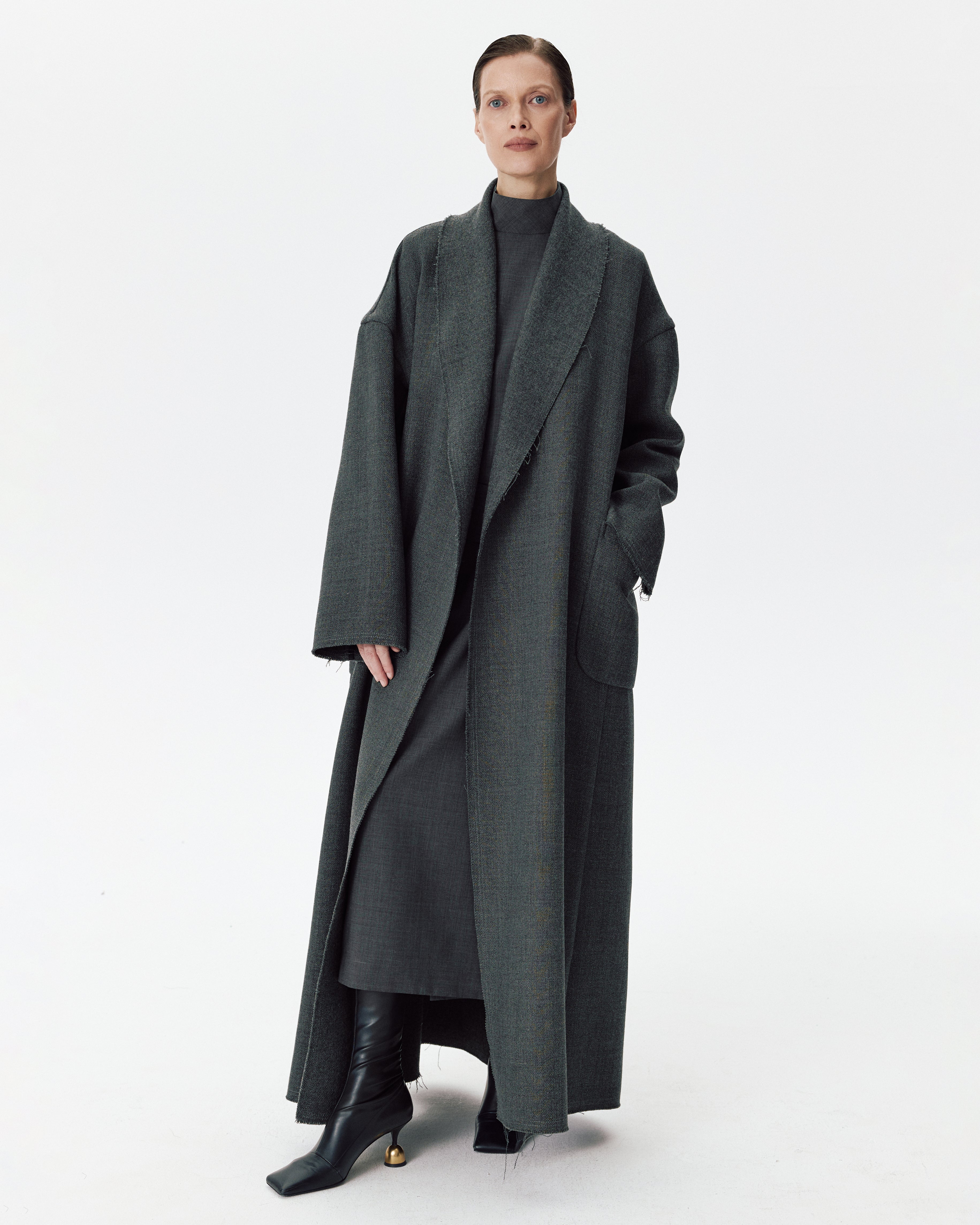 Diana Coat Dark Grey