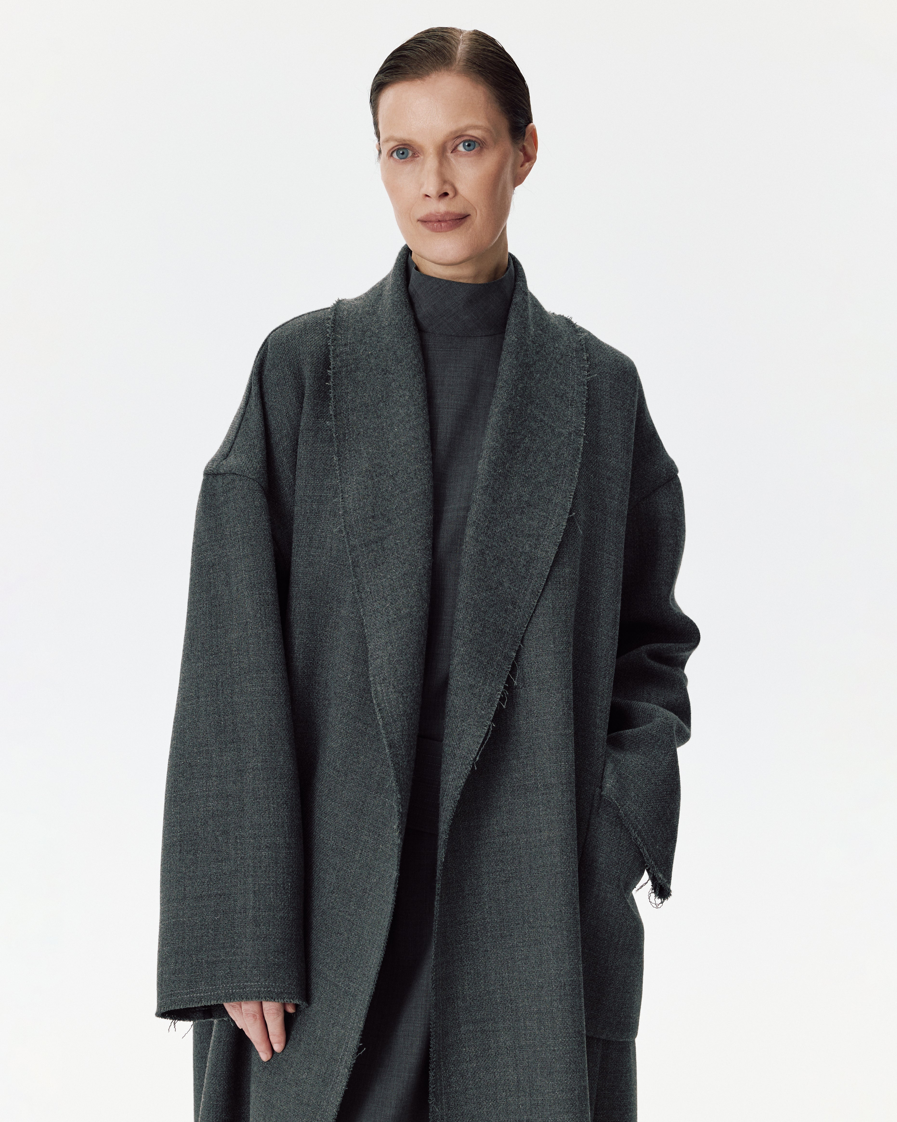 Diana Coat Dark Grey