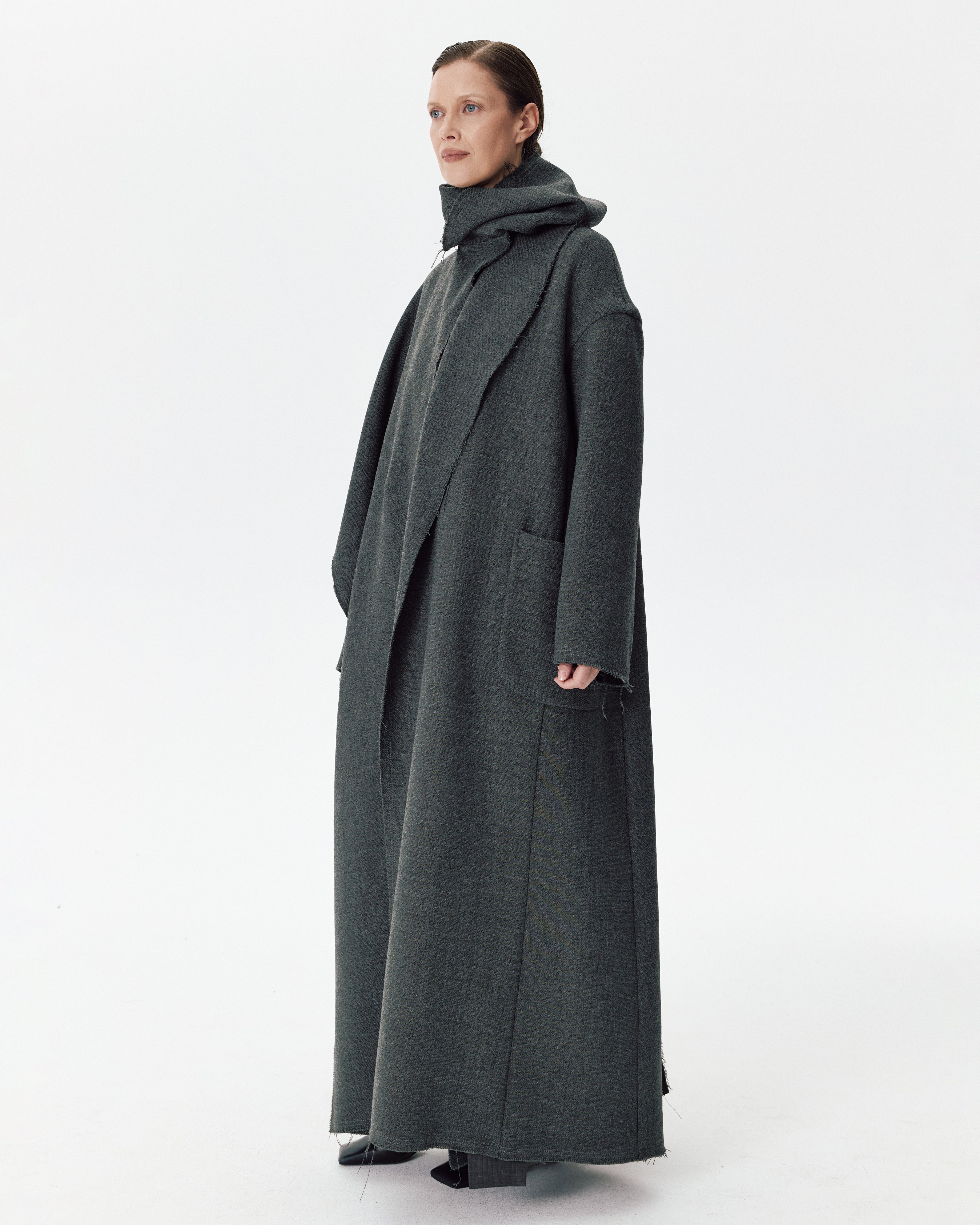 Diana Coat Dark Grey