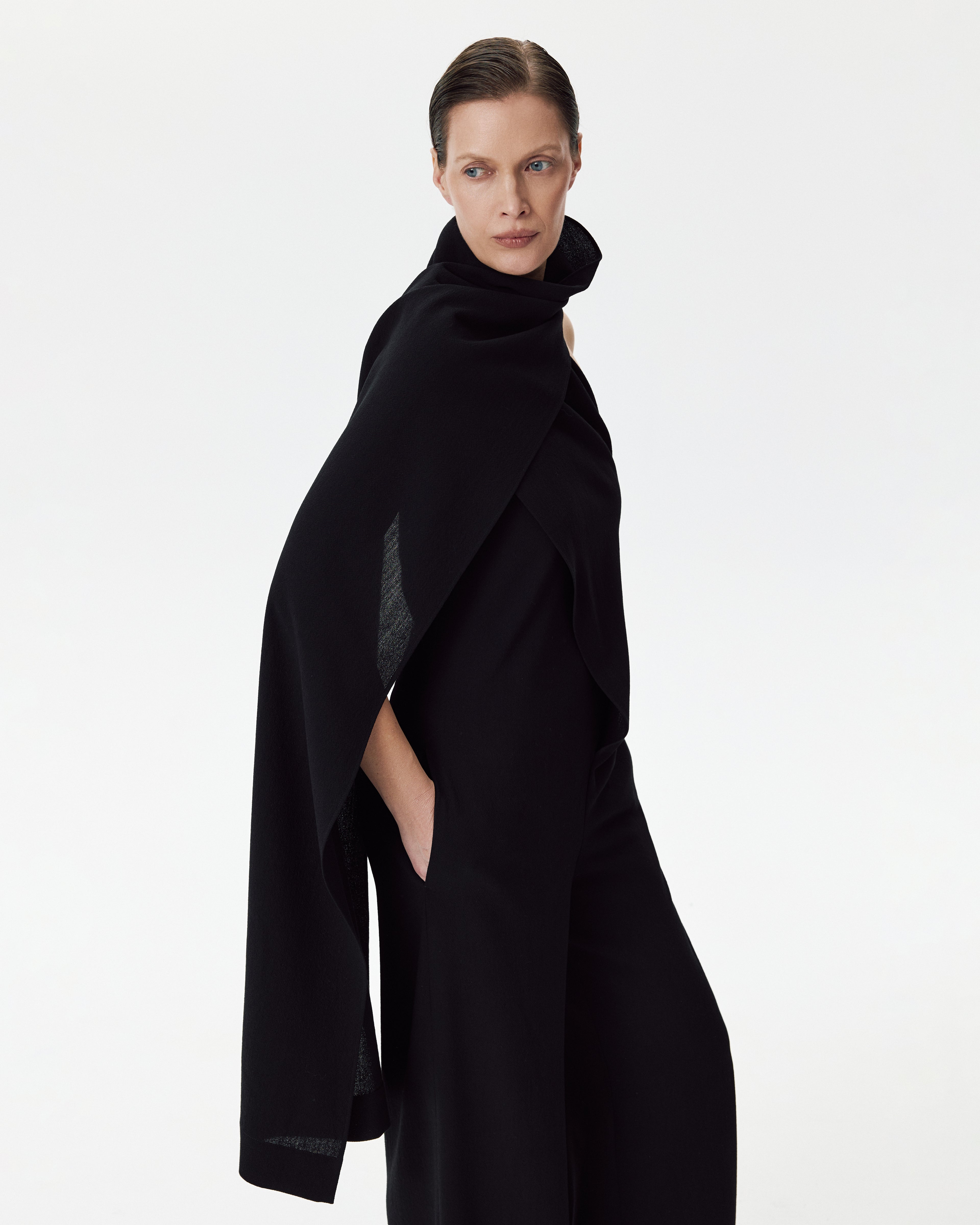 Assymetry Jumpsuit Black