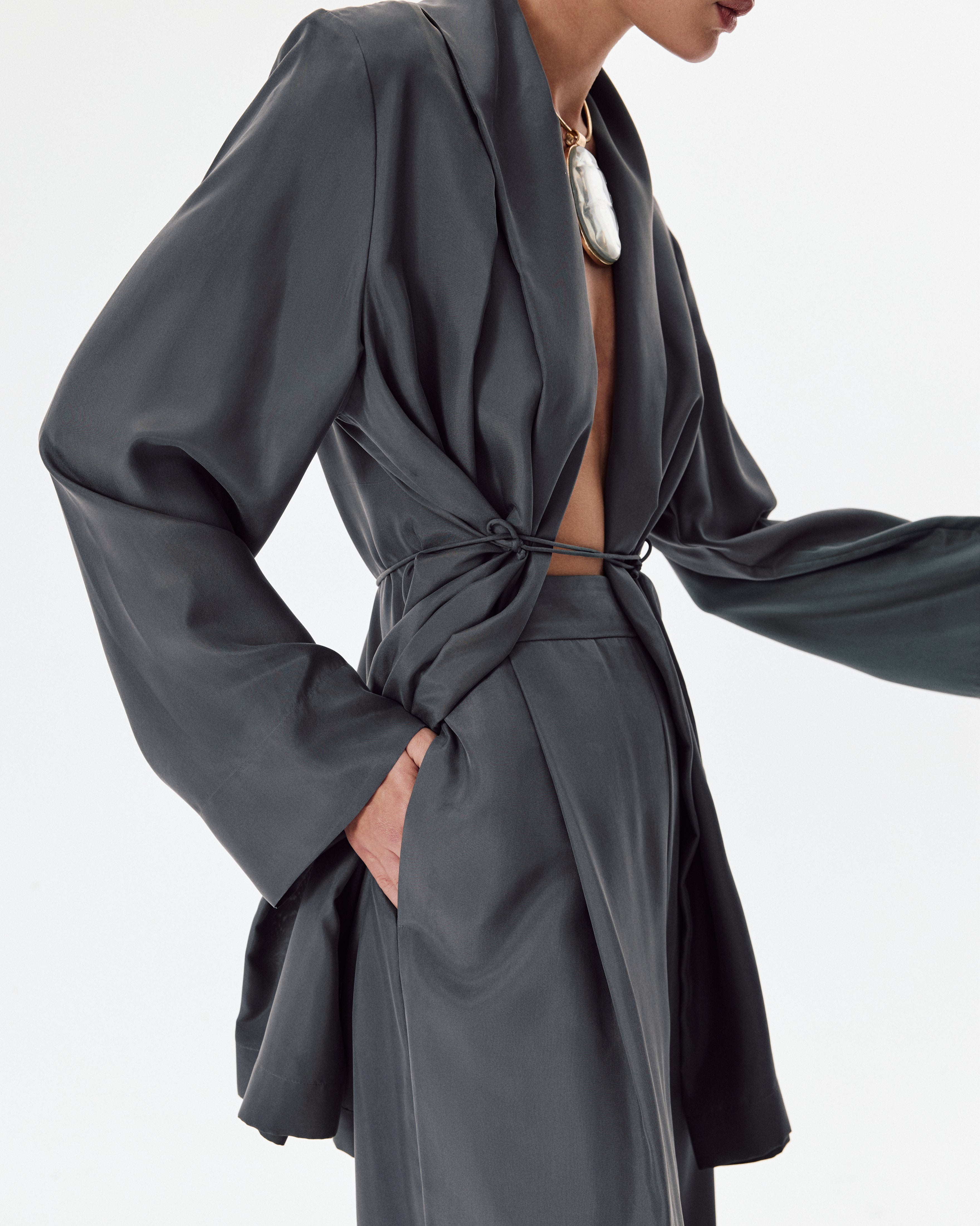 Adele Jacket in Dark Grey