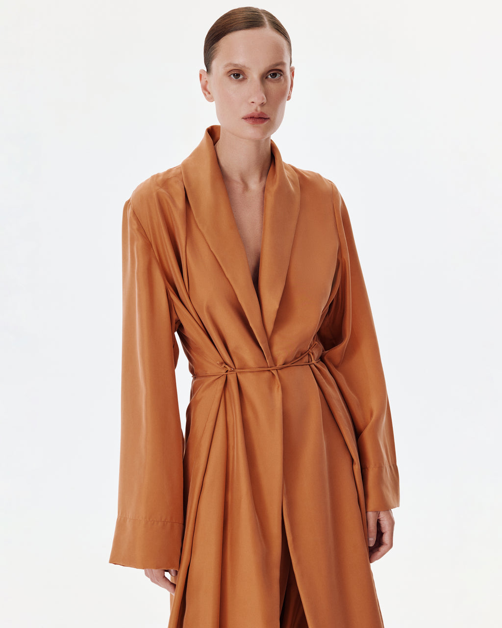 Adele Coat Terracotta