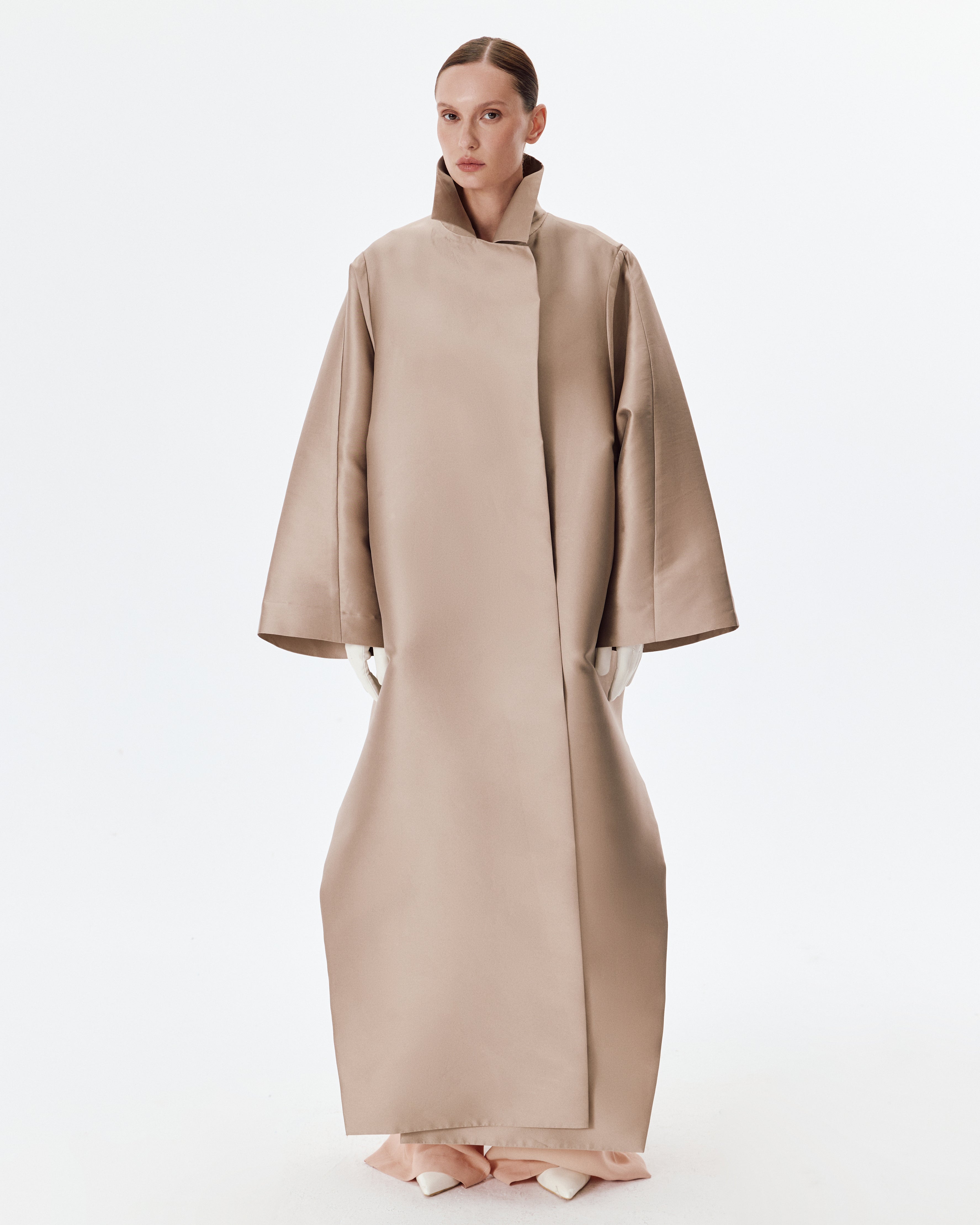 La Scala Coat in Taupe