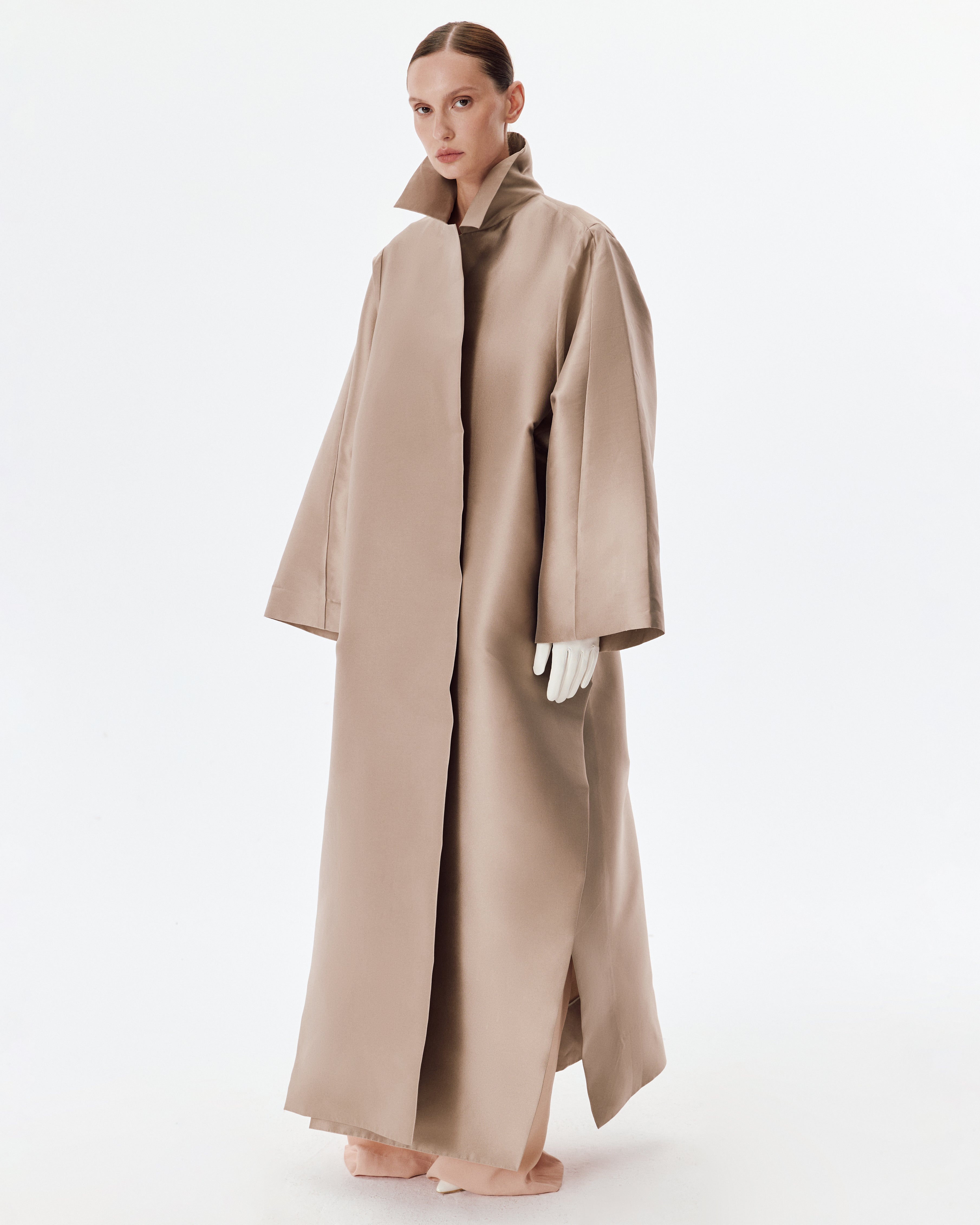 La Scala Coat in Taupe
