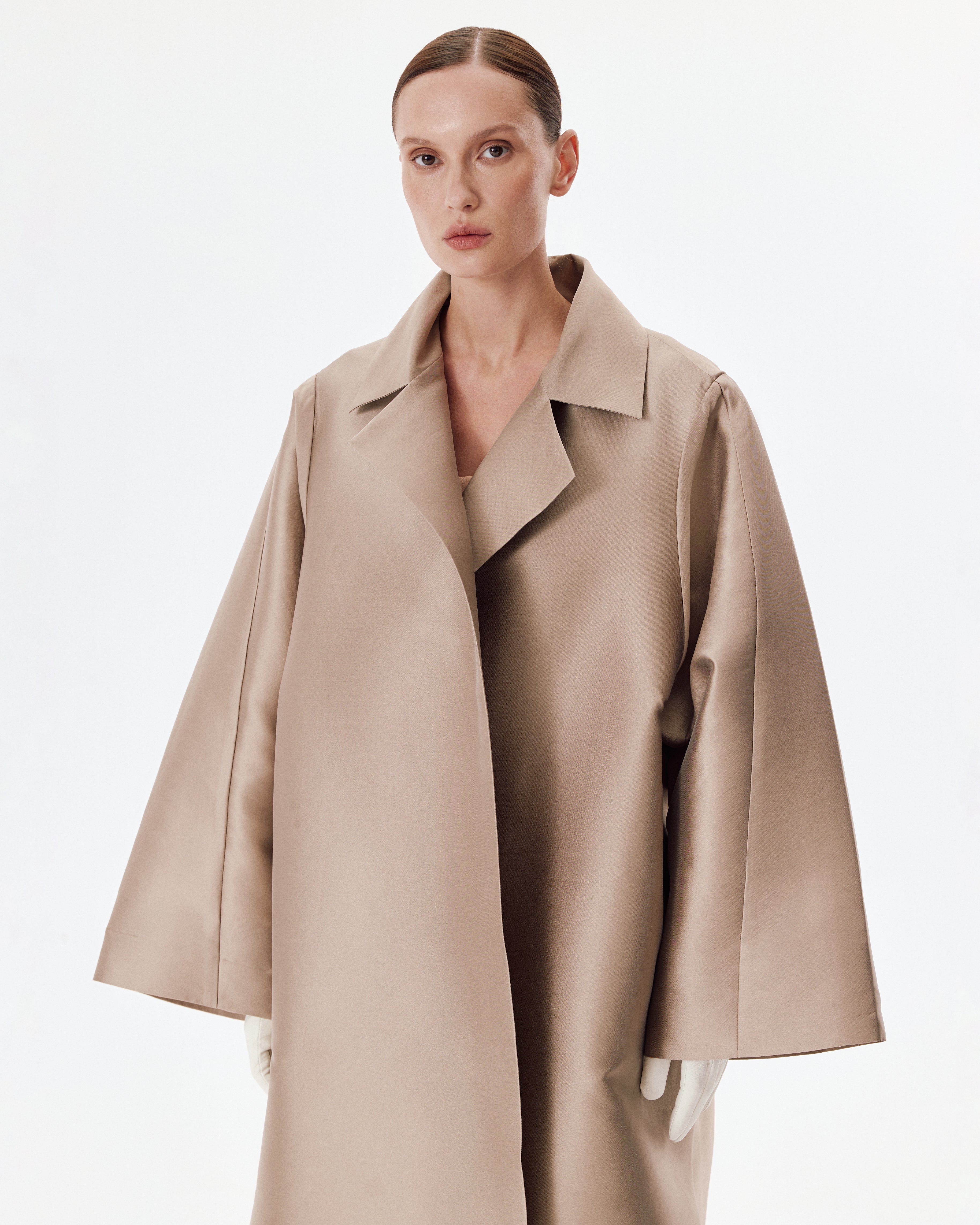 La Scala Coat in Taupe