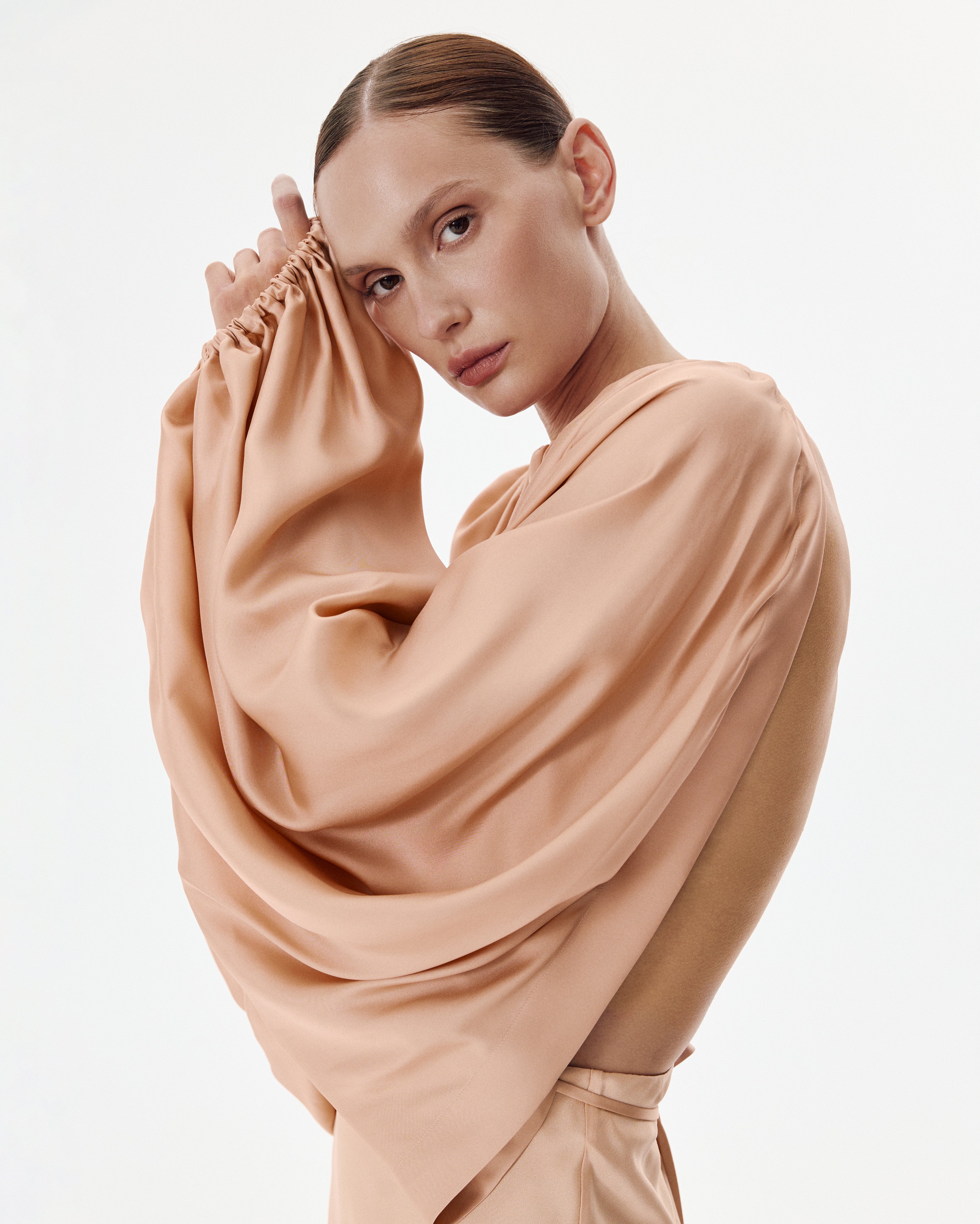 Paloma Top in Cameo Rose