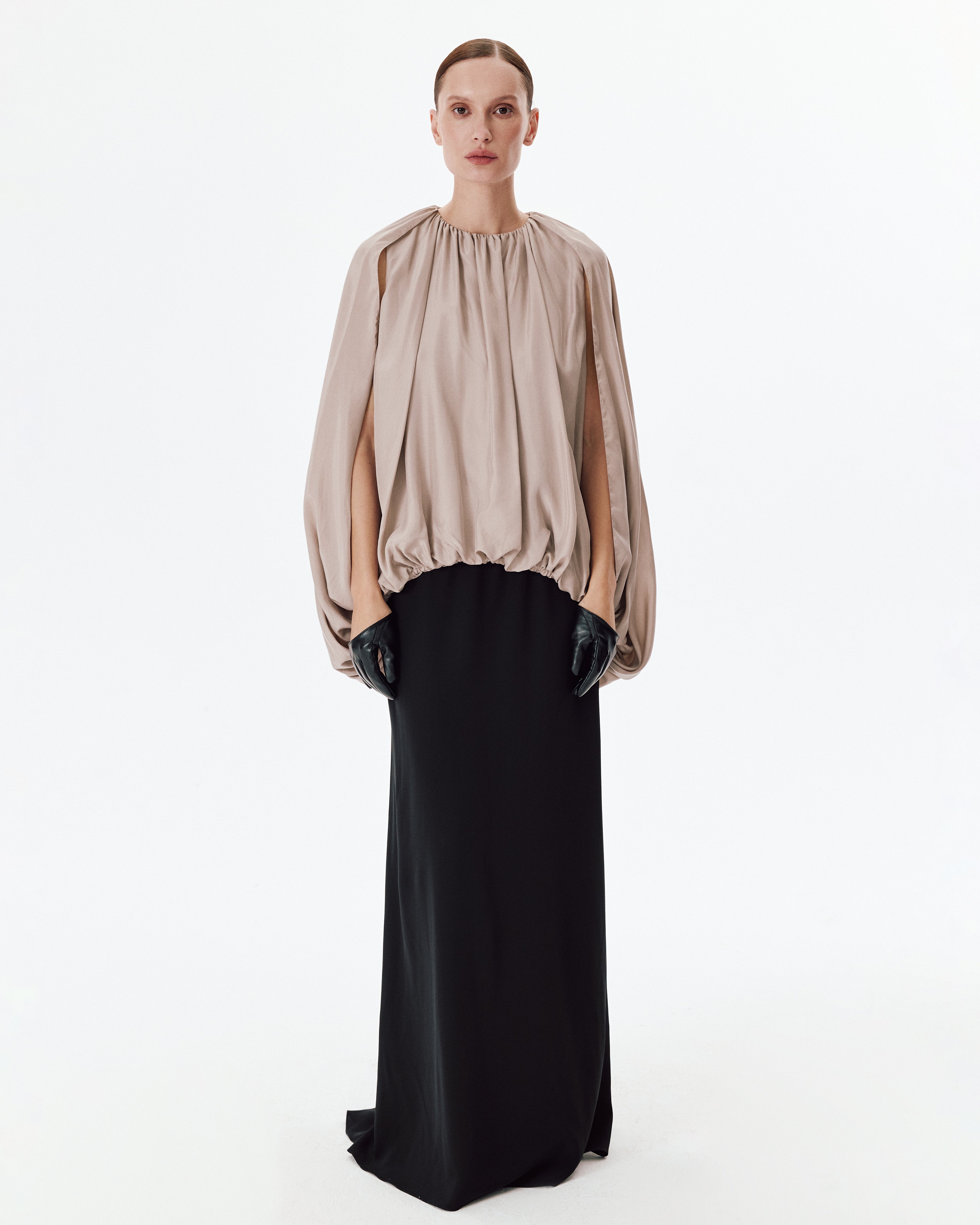 Balloon Blouse in Cold Pink