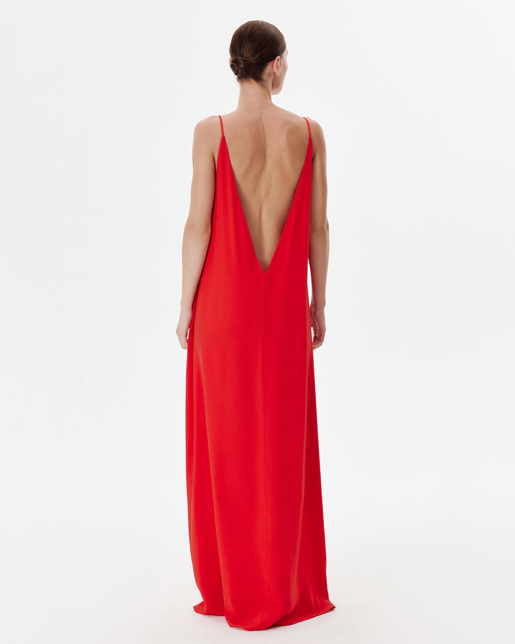 Lea Dress in Red and White